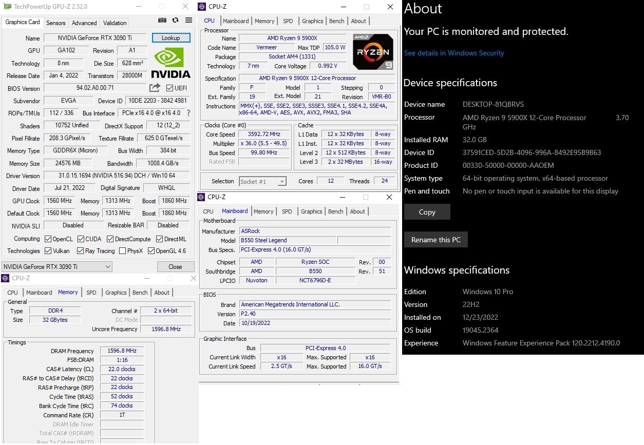 PC on Sale! Ryzen 9 5900X, RTX 3090Ti, 32GB DDR4-3200 RAM, 1TB SSD