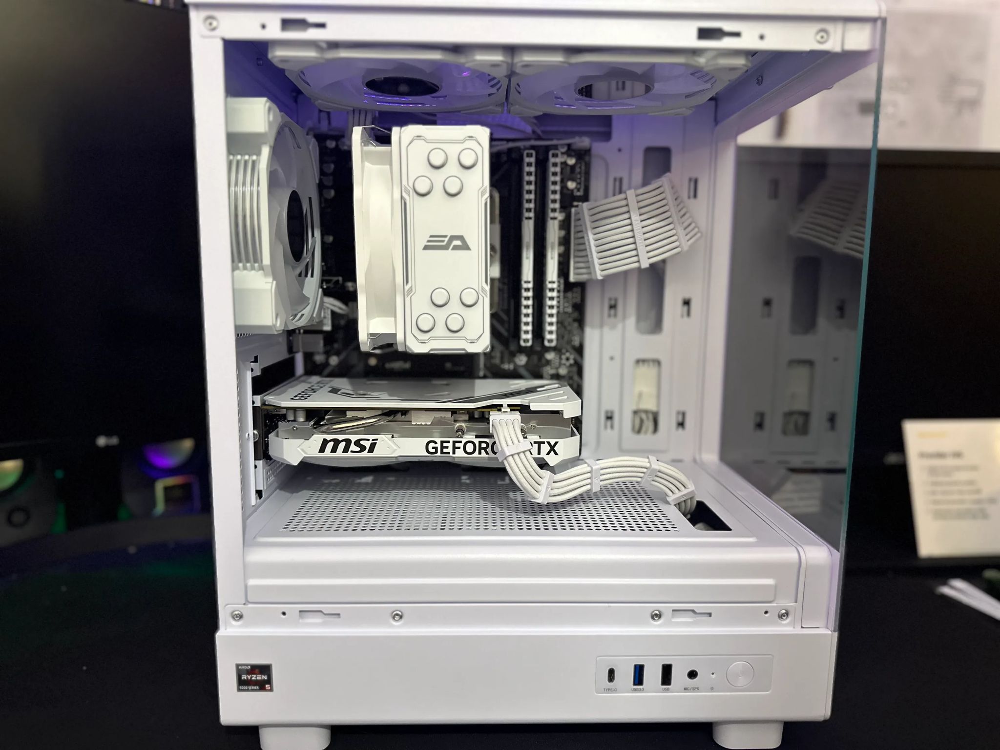 🔥WHITE-OUT🔥RYZEN 5 5600x MSI Ventus RTX 4060 OC Edition 32gb Ram 1TB M.2 SSD🔥 650w Gold R PSU🔥