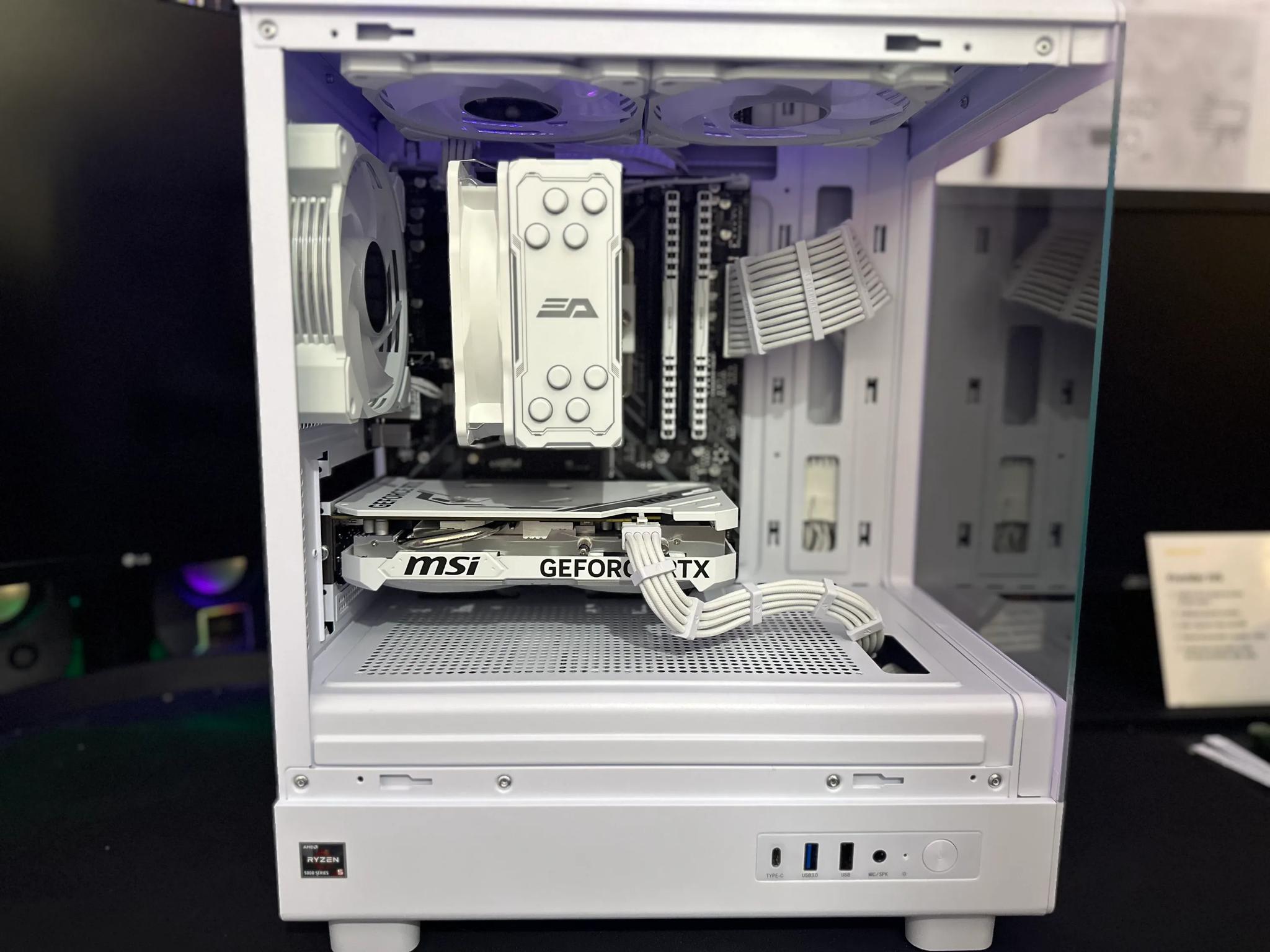 🔥WHITE-OUT🔥RYZEN 5 5600x MSI Ventus RTX 4060 OC Edition 32gb Ram 1TB M.2 SSD🔥 650w Gold R PSU🔥