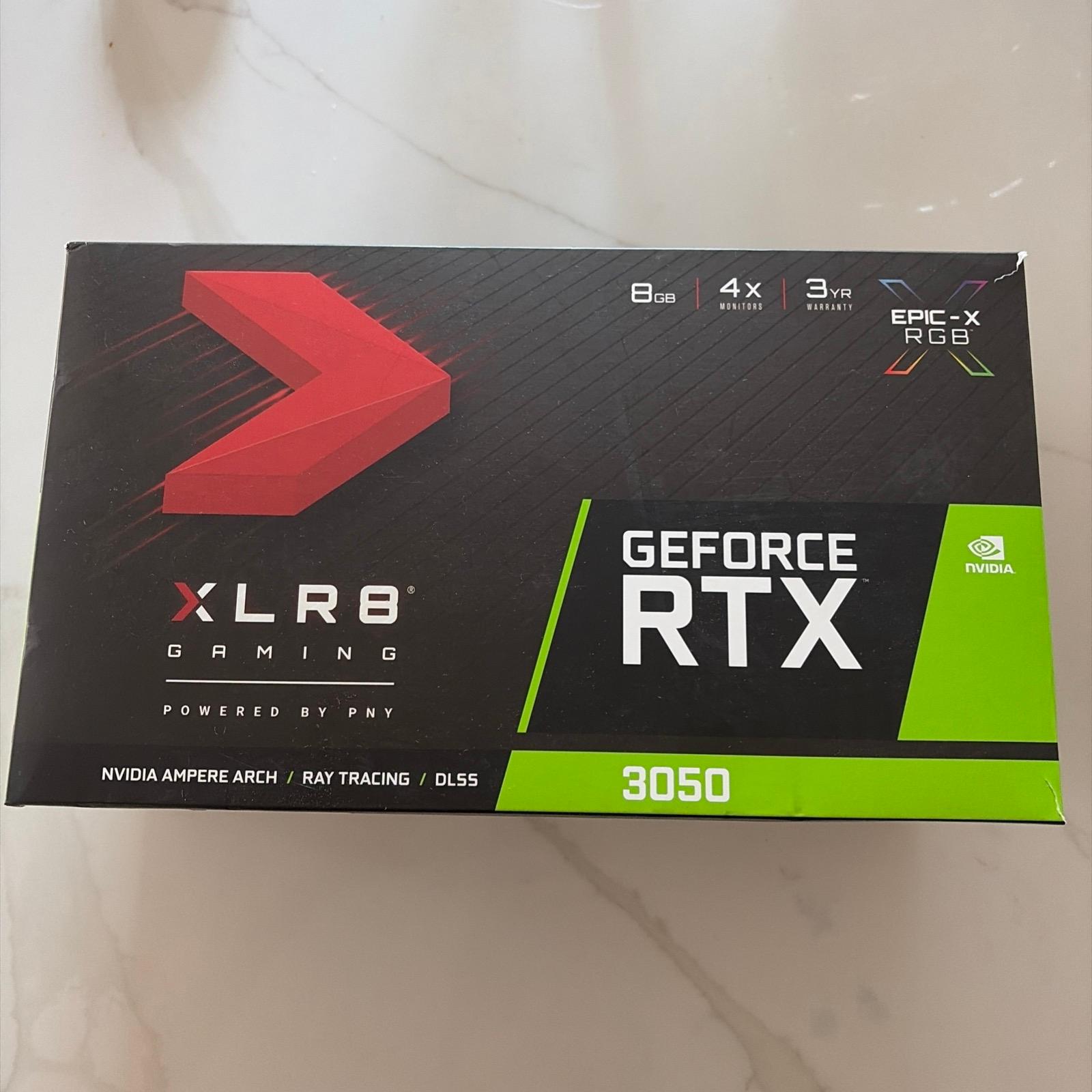 PNY XLR8 Gaming REVEL EPIC-X RGB GeForce RTX 3050 8GB