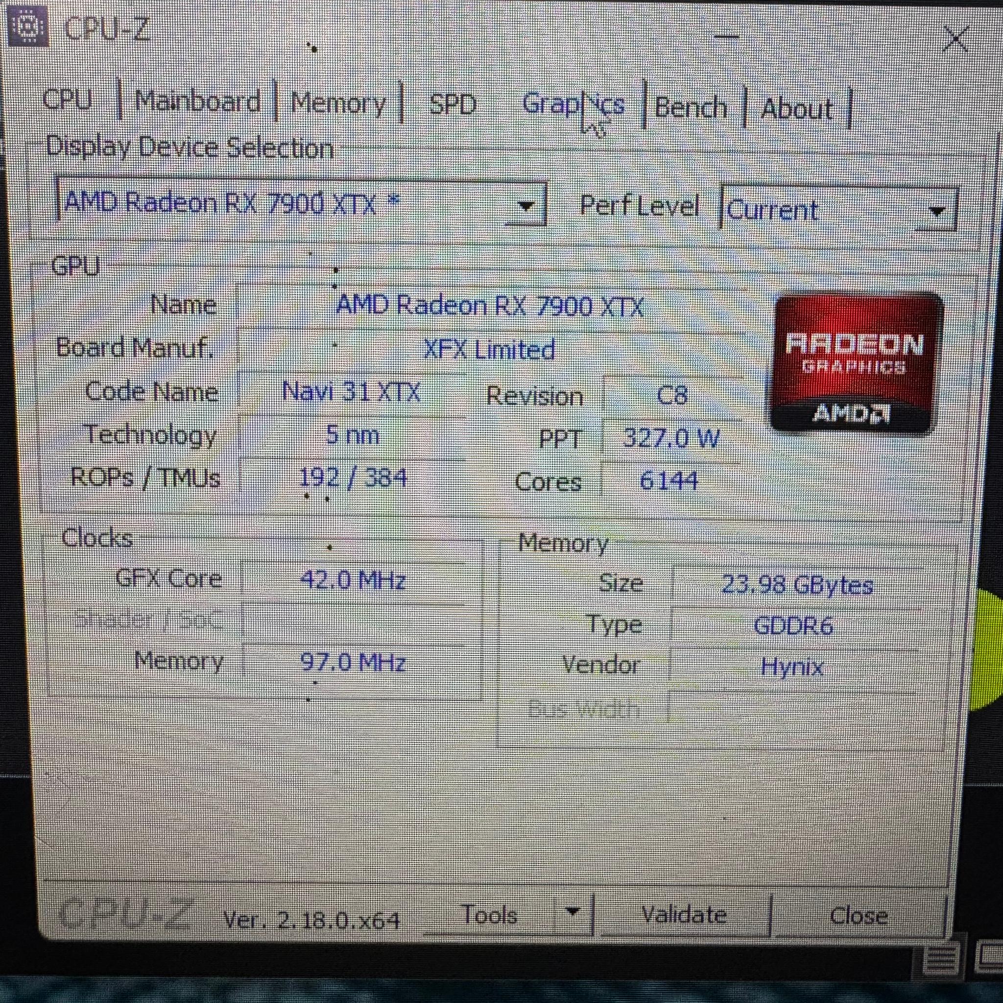 AMD Radeon RX 7900 XTX Speedster MERC 310 24GB GDDR6 Graphics