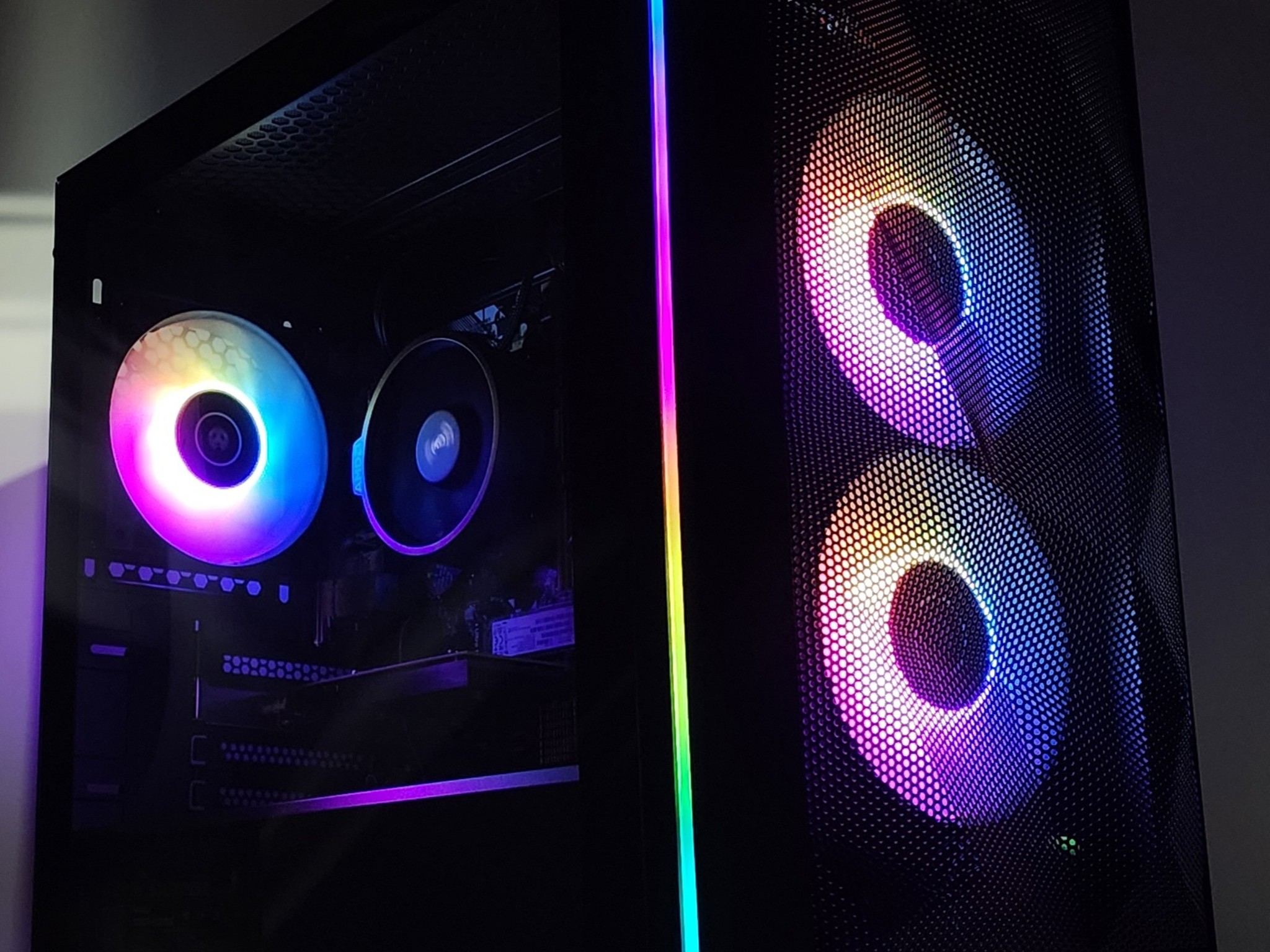 Gaming PC Ryzen 2300X 16GB RAM 256GB SSD 1TB HDD GT 1030 2GB Windows 11 Computer