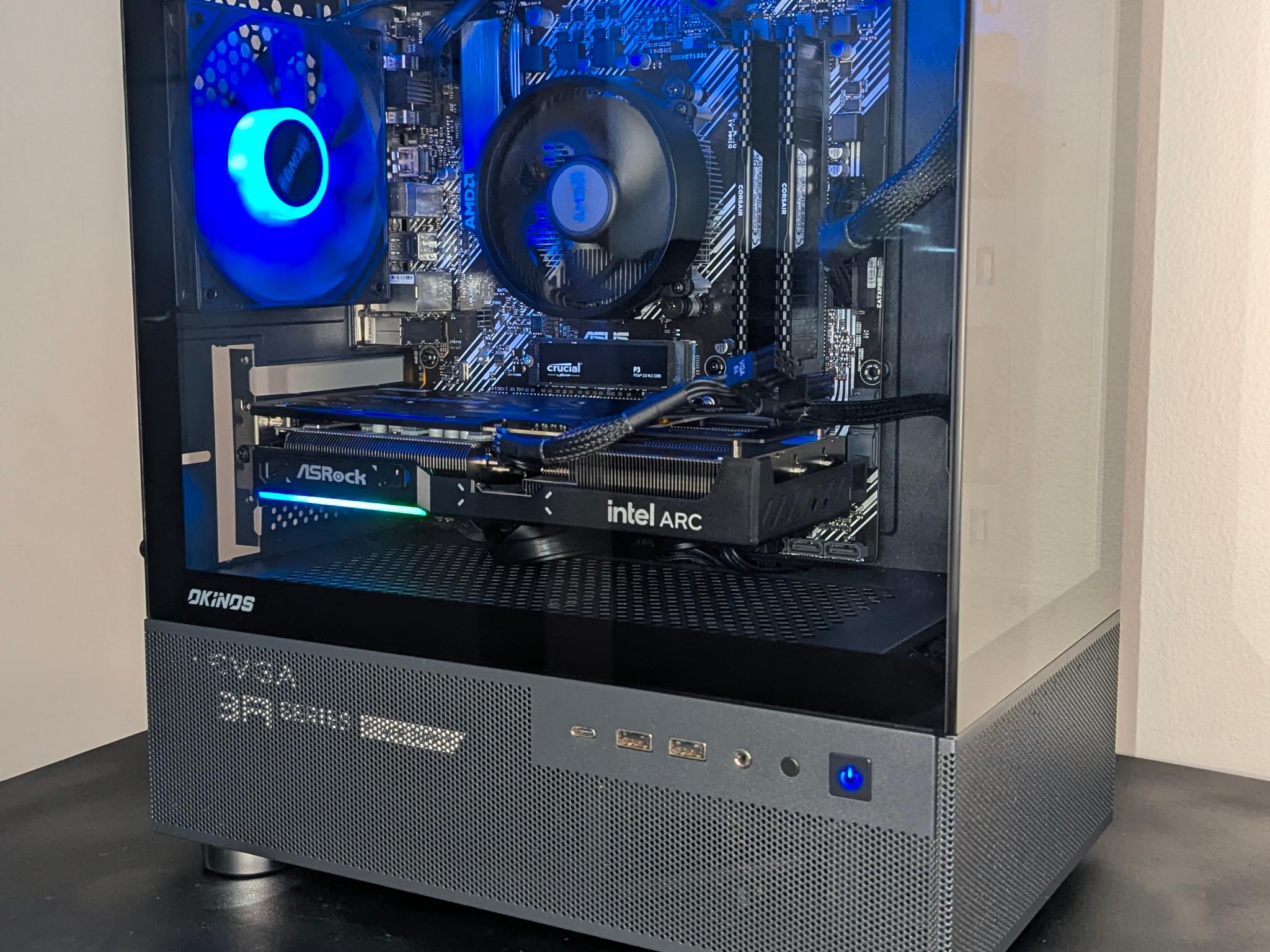 Gaming PC |Ryzen 5 5600x | 1.14TB SSD |ARC B580 OC 12GB | 16GB DDR4 LPX | B450M A2 | 1440p/1080p