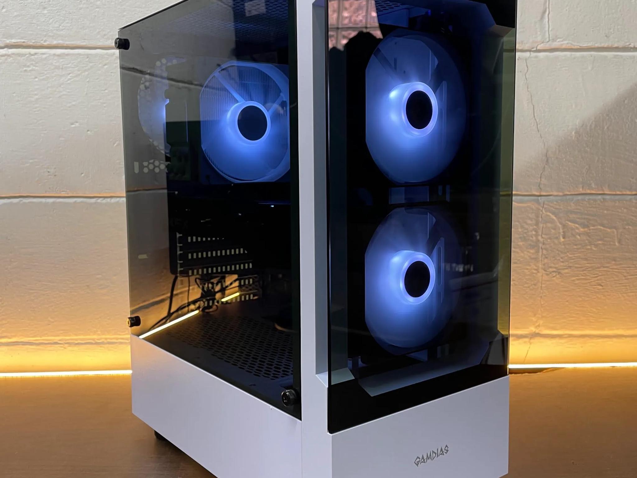 🔥130FPS GTA🔥White Gaming PC | Intel i5 / AMD RX580 / 8GB / 1.1TB Win 11 Pro + Wi-Fi