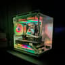RTX 3070ti-Ryzen 7 5800xt-32GB DDR4 3200-1 TB NVME White Compact Gaming PC