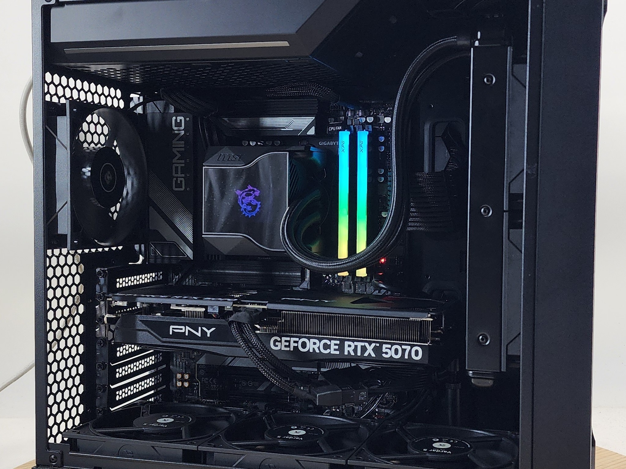 Gaming PC Ryzen 7 7700 32GB RAM 1TB SSD RTX 5070 12GB Windows 11 Computer