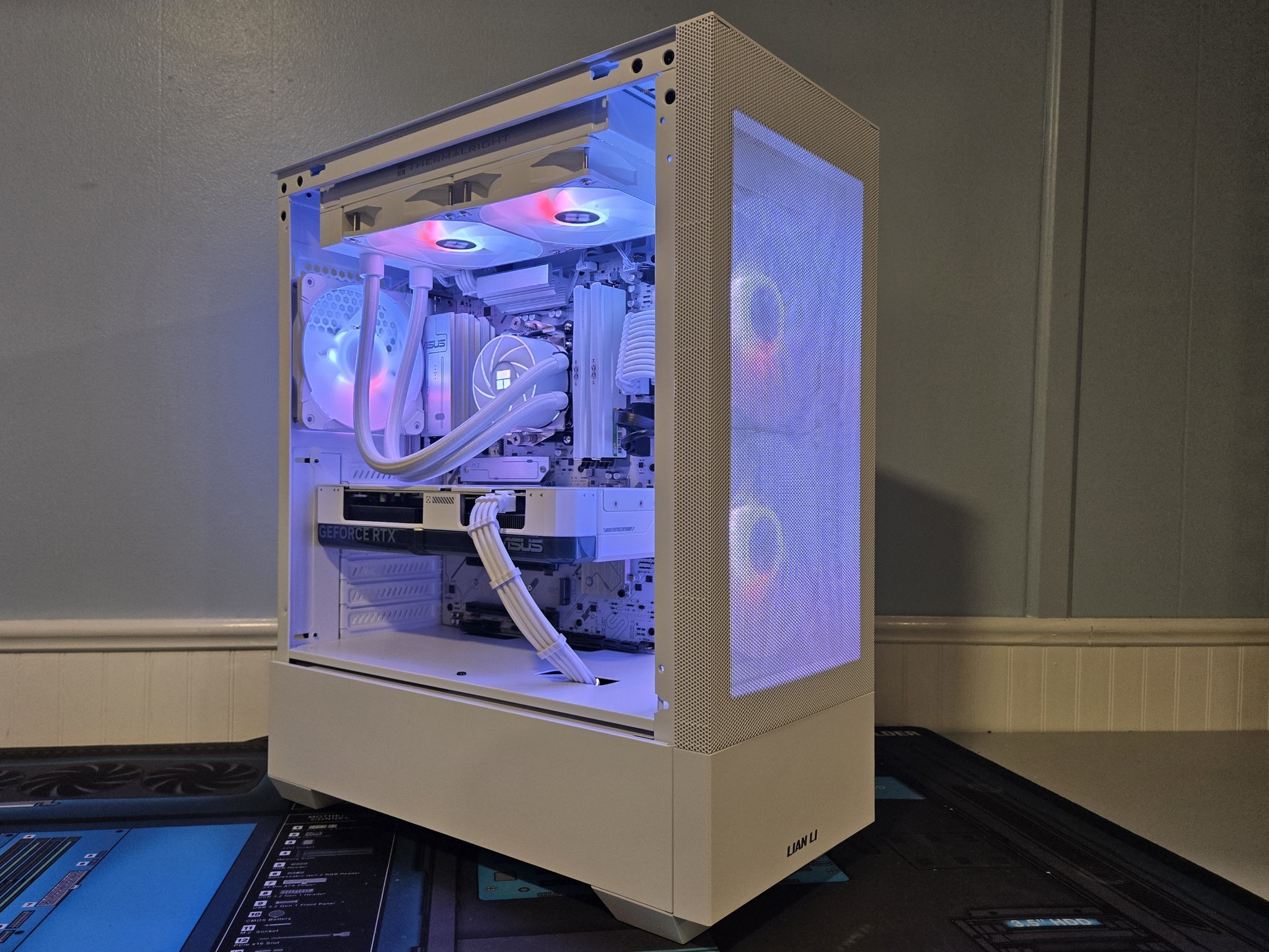 ⚪White 1440p PC🖥️Ryzen 5 7600X|RTX 4070 12GB|1TB NVME|32GB DDR5|Wifi/Bt|Win 11 | Free Shipping!🖥️⚪