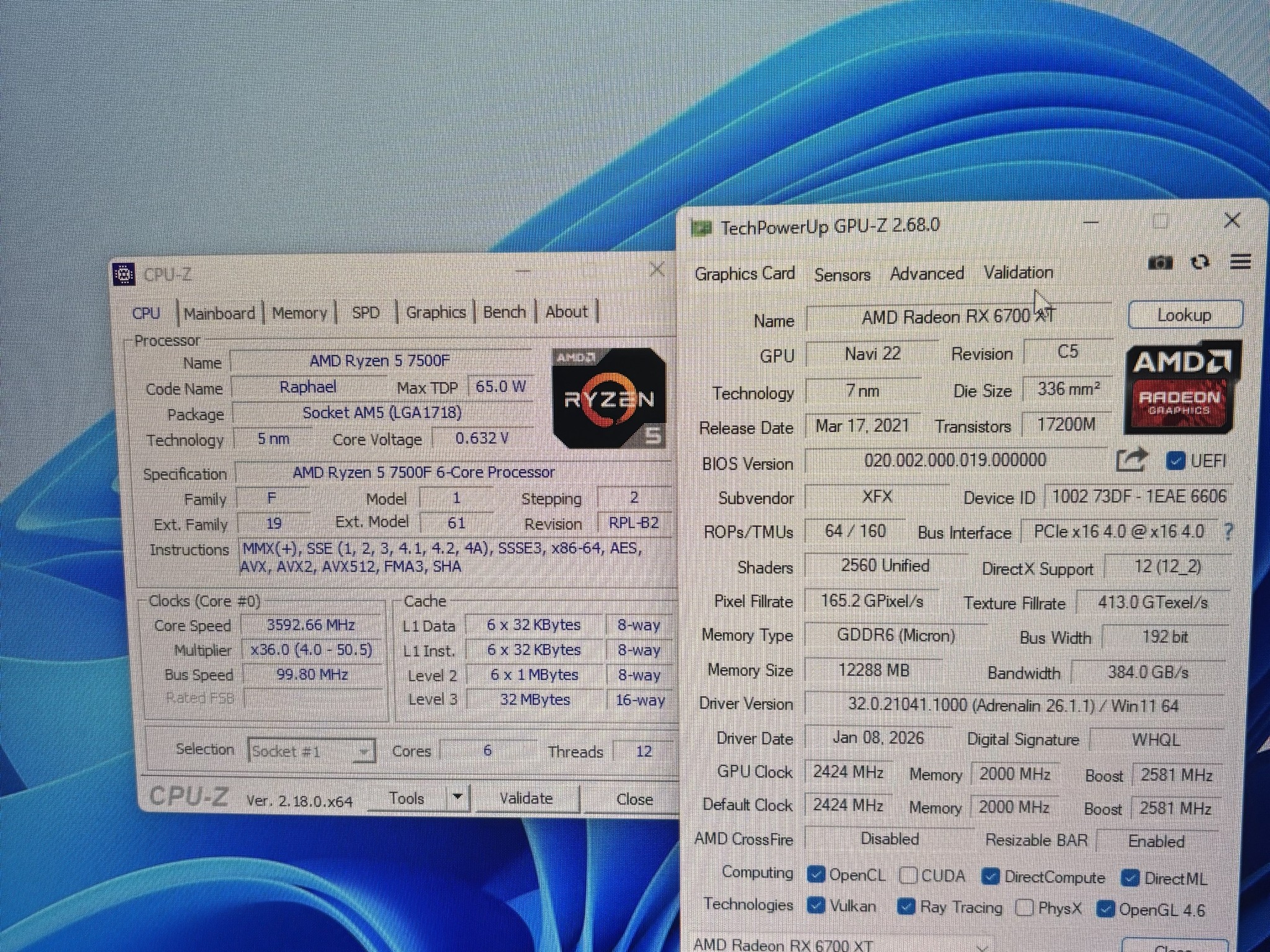 Entry AM5 1080p & 1440P Gaming PC | RX 6700 XT 12 GB | Ryzen 5 7500F | 100% Set Up & Ready to Play