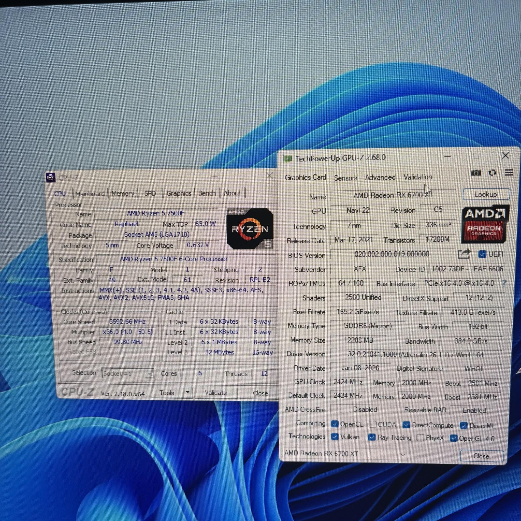 Entry AM5 1080p & 1440P Gaming PC | RX 6700 XT 12 GB | Ryzen 5 7500F | 100% Set Up & Ready to Play