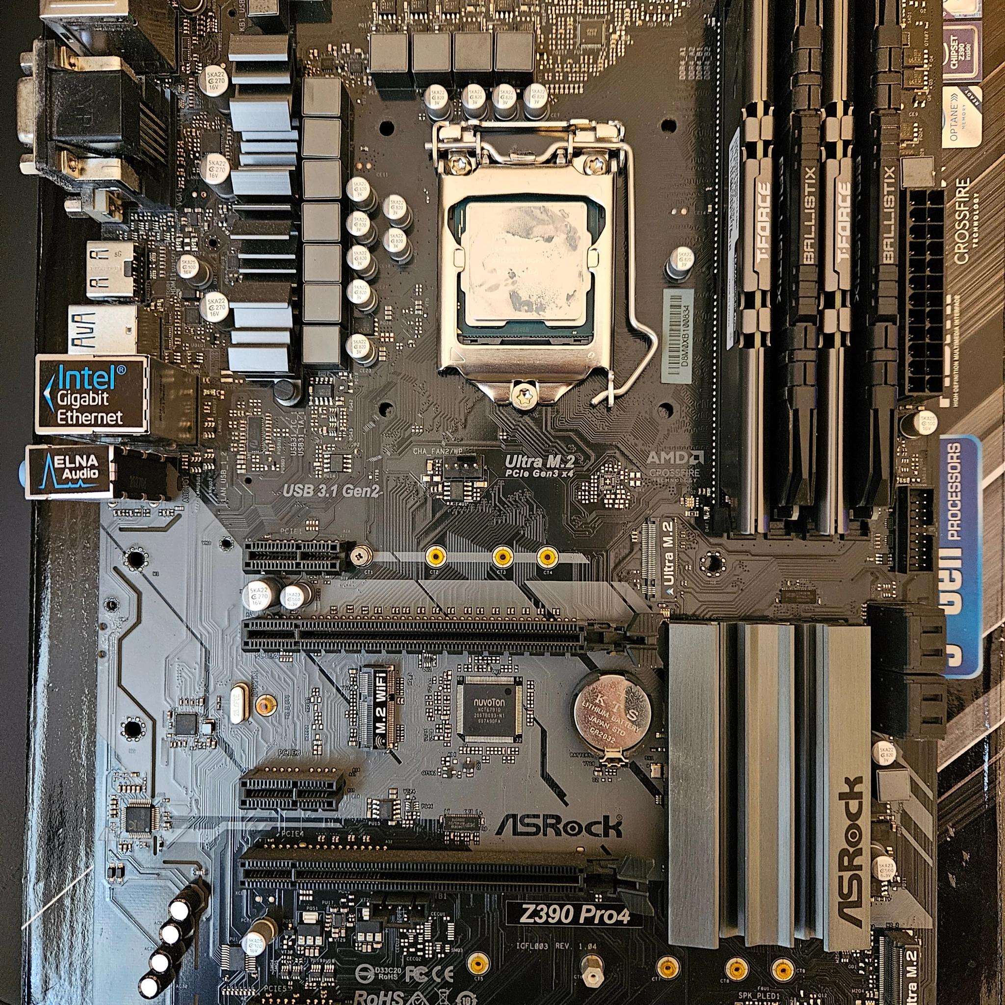 ASRock Z390 Pro4 + i5-9600KF + 32GB DDR4 [Motherboard/CPU/RAM combo]