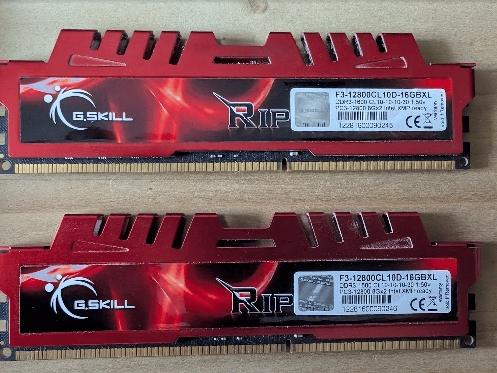 G.Skill Ripjaws X Series 16GB (2 x 8GB) DDR3 1600 Desktop Memory kit