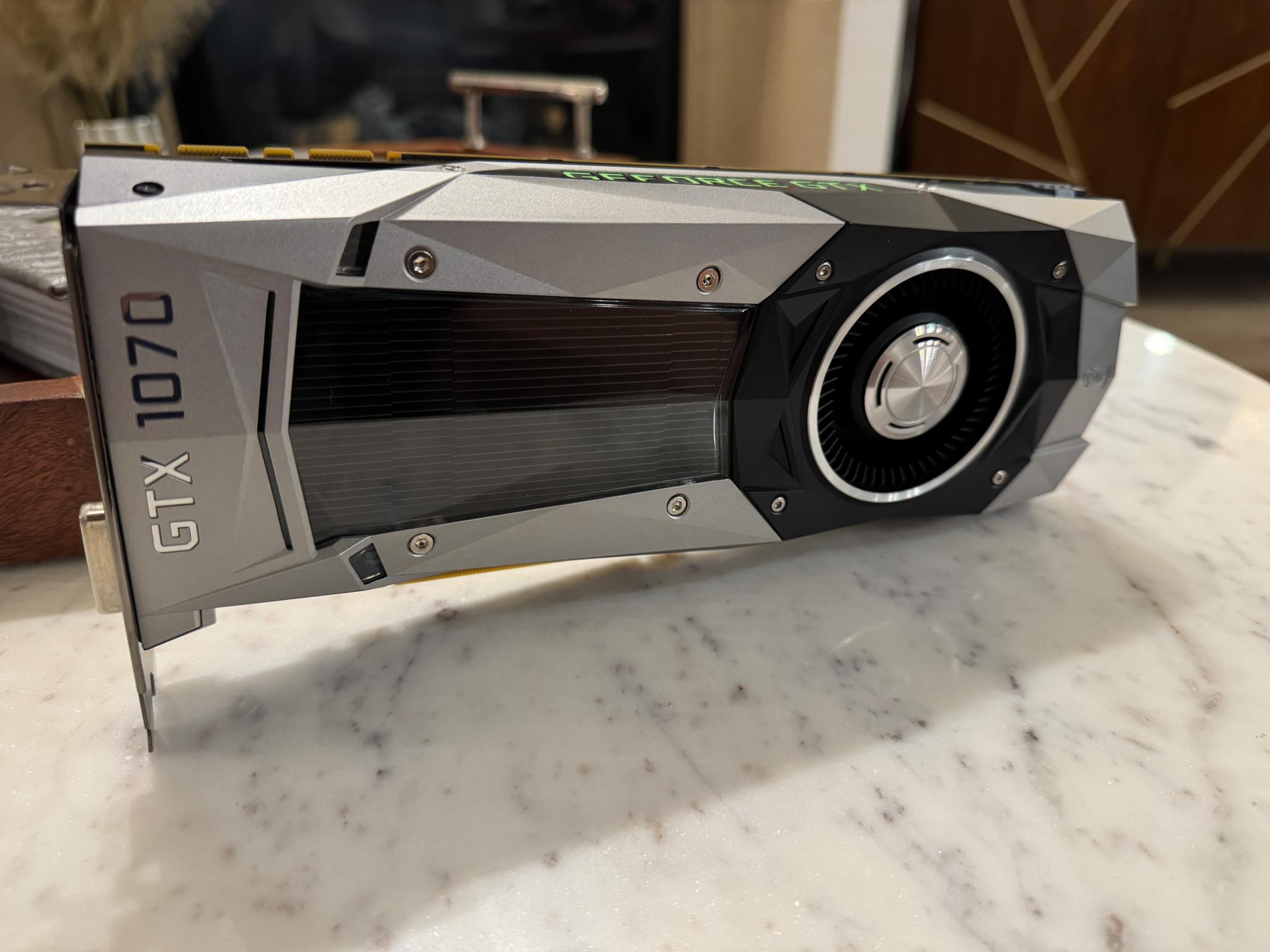 Super clean NVIDIA Founders Edition GTX 1070