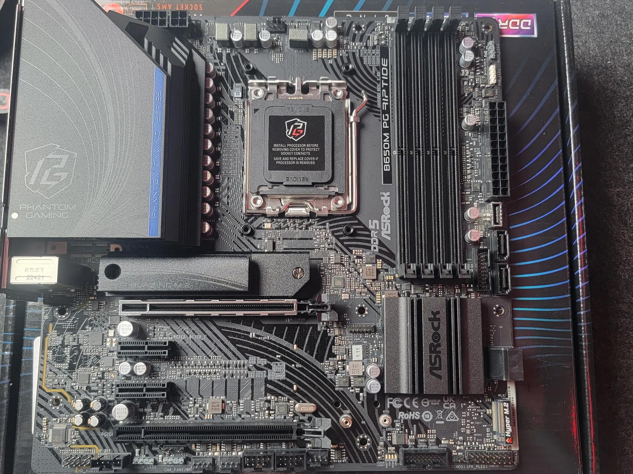 ASRock B650M PG Riptide AMD AM5 microATX Motherboard