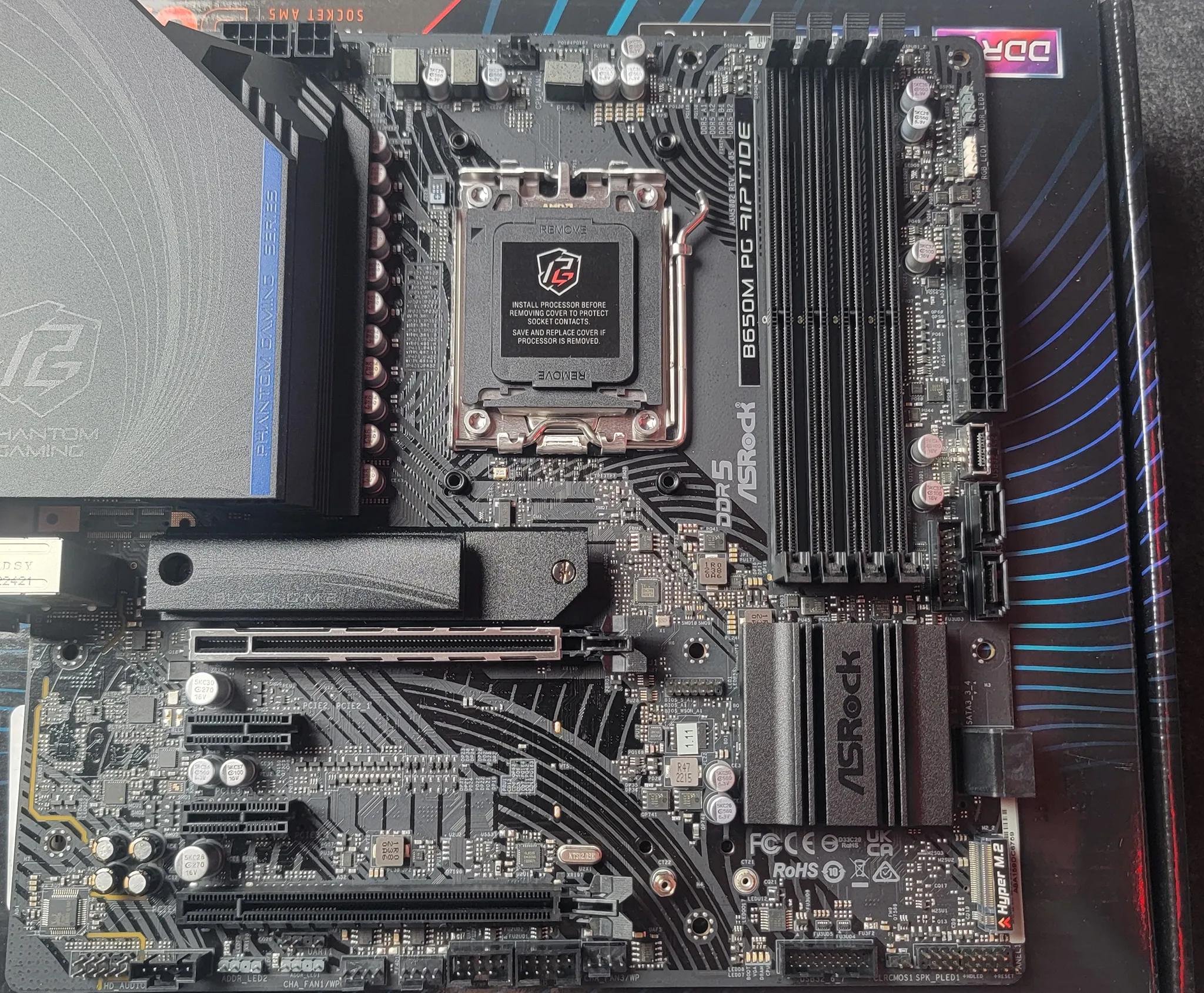 ASRock B650M PG Riptide AMD AM5 microATX Motherboard