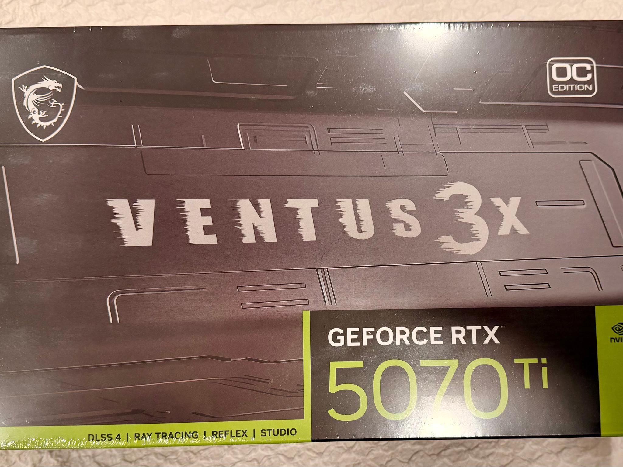 MSI GeForce RTX 5070 Ti 16G VENTUS 3X OC
