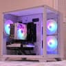 Gaming PC | Ryzen 5 3600 | RX 6600 8GB | 16GB DDR4 | 1TB nVME SSD | 1080p White Gaming PC RGB