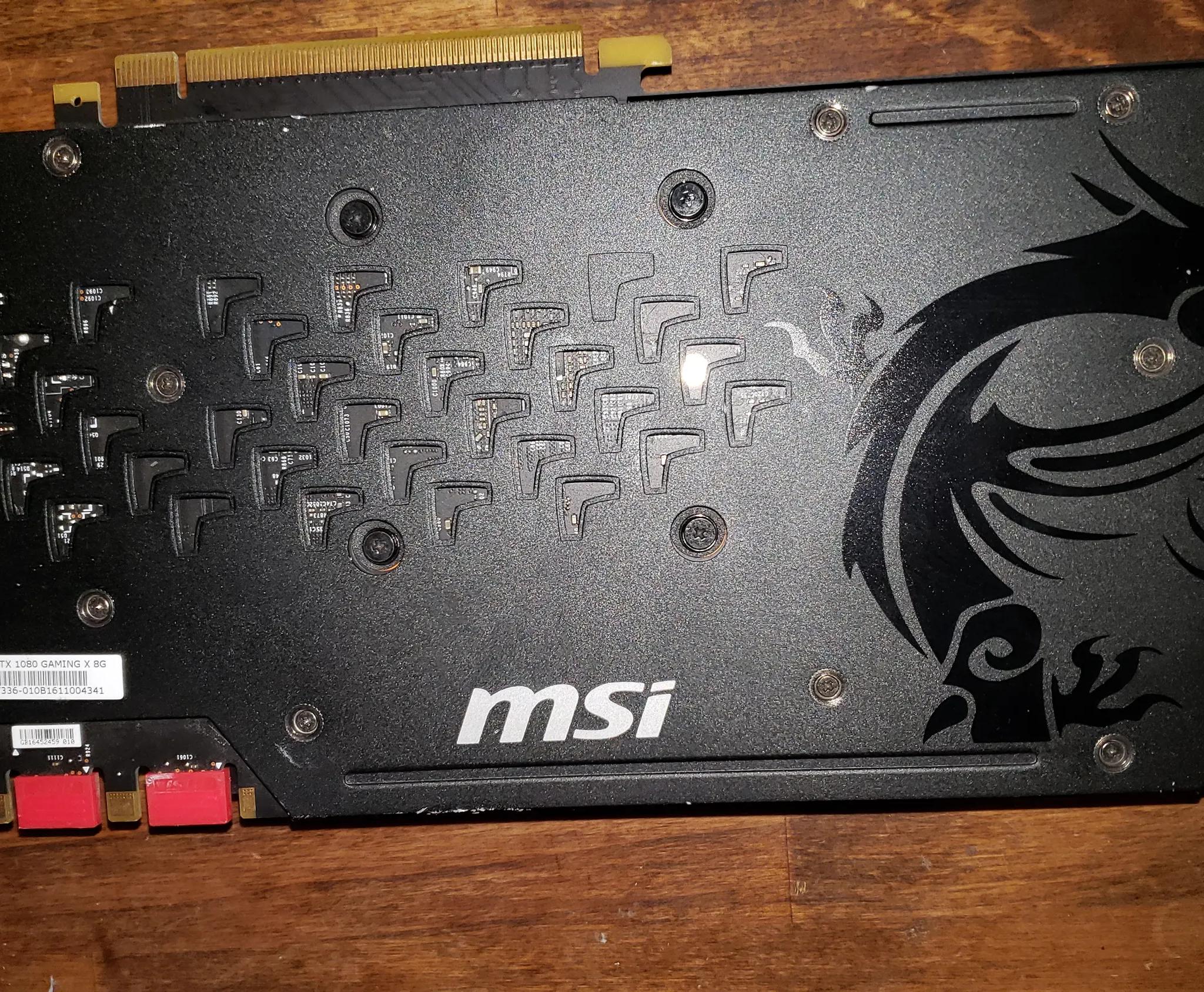 MSi GTX 1080 Gaming X 8G