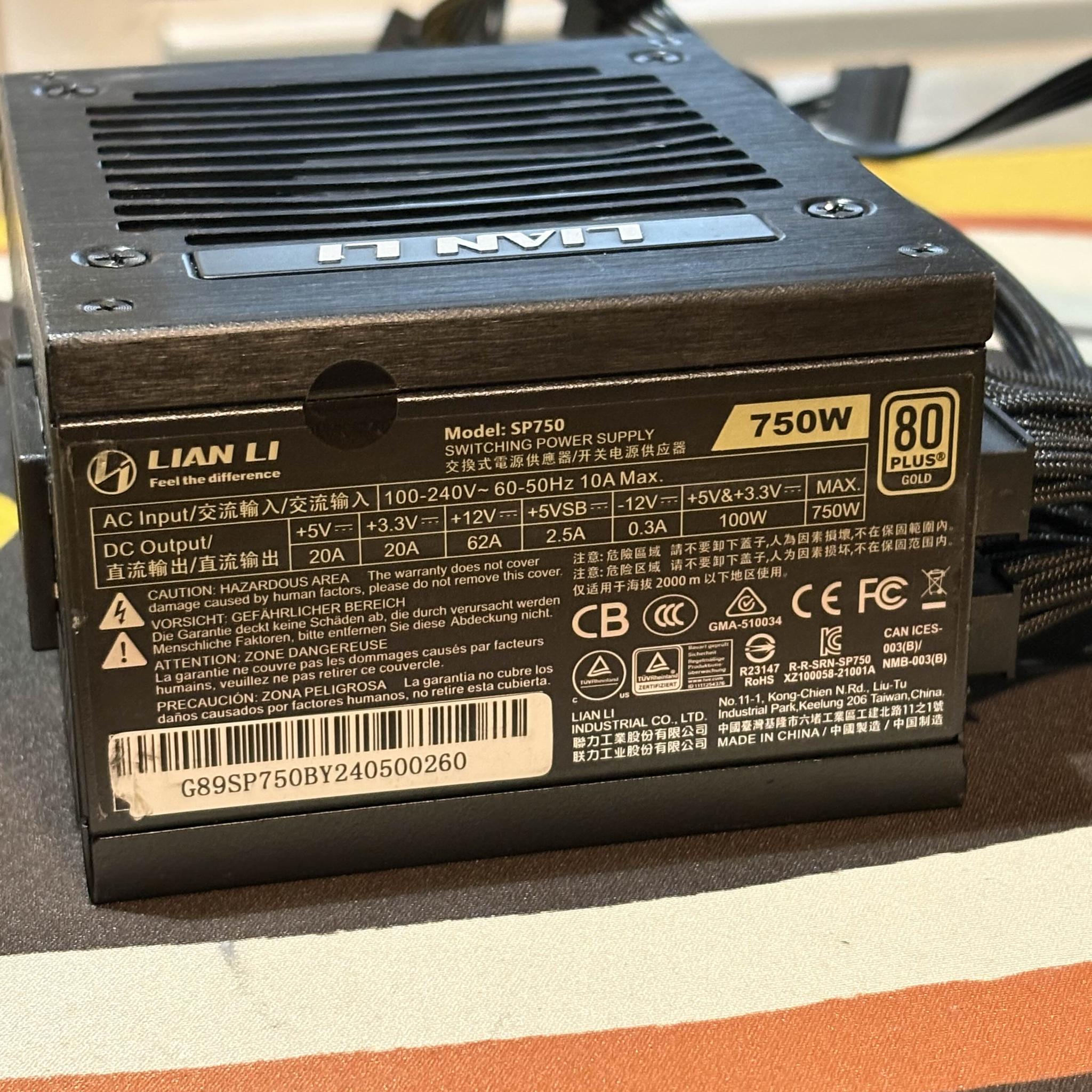 Lian Li SP750W Gold Fully Modular