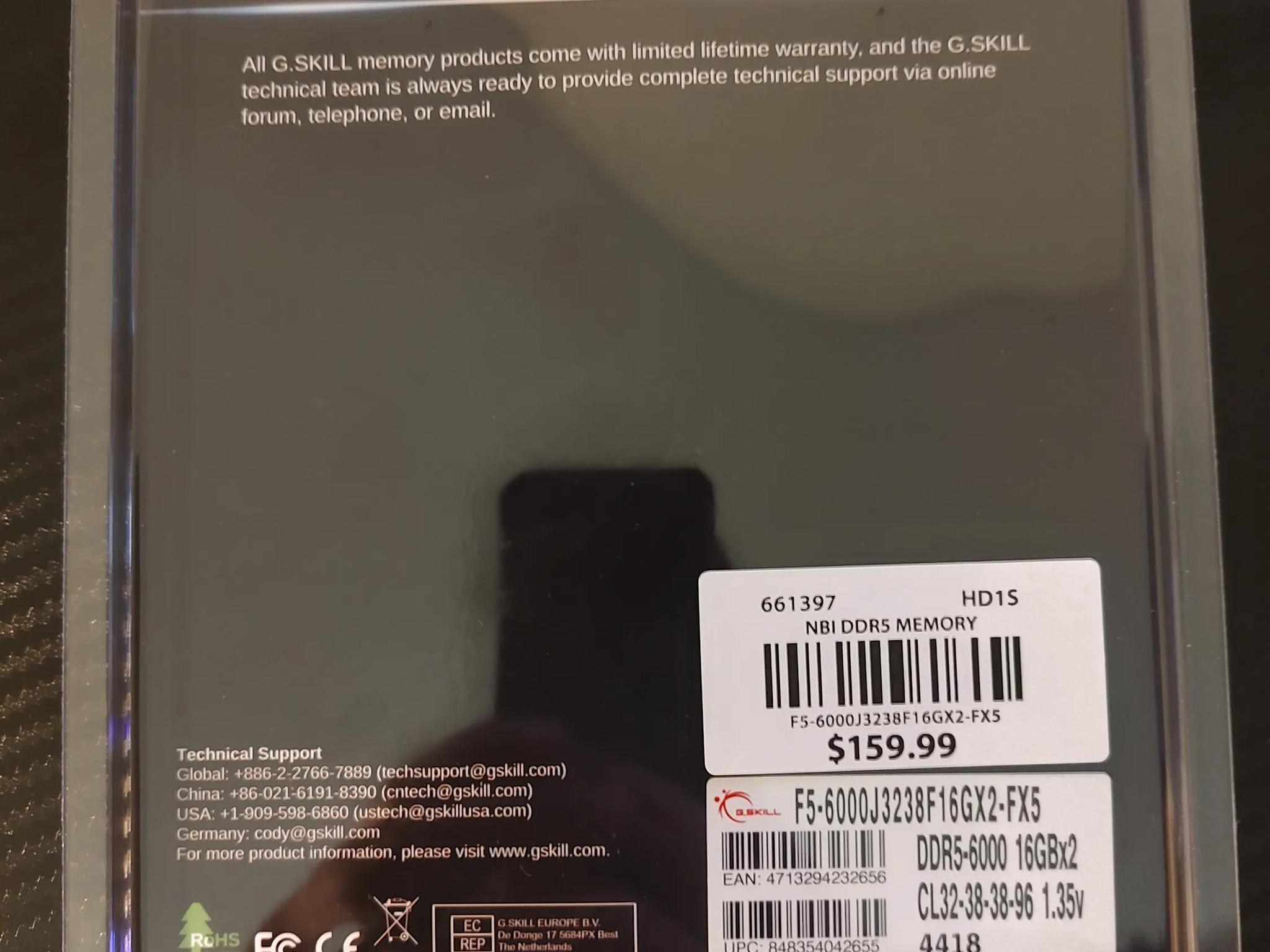 G.Skill flare x5 drr5-6000 CL32 16x2 - BRAND NEW