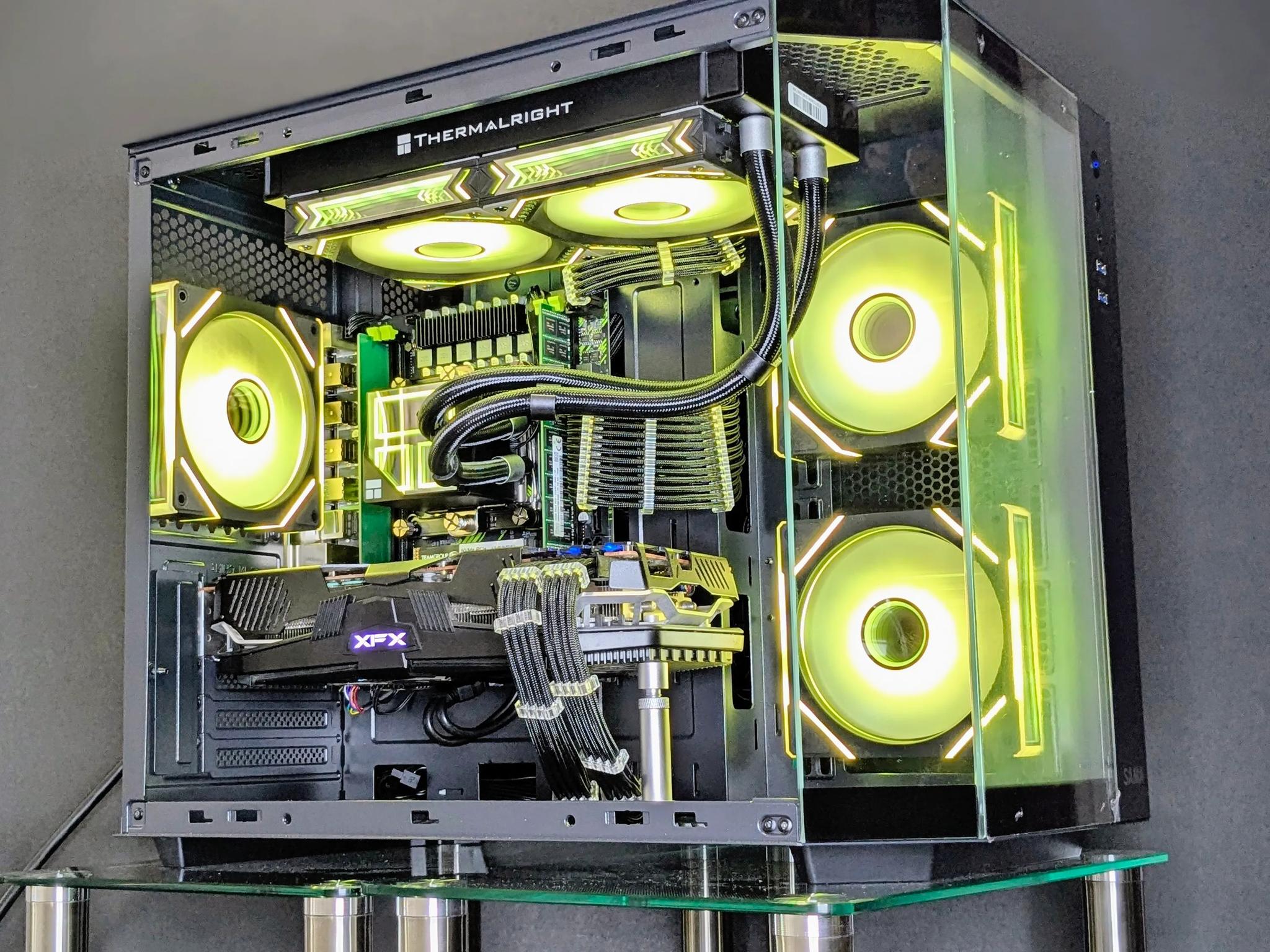 Liquid-Cooled 1080p Gaming Beast💧🖤RX 5700XT🖤Intel(12-c/24-t)| 32GB DDR4 RAM🖤1TB NVMe🖤Windo...