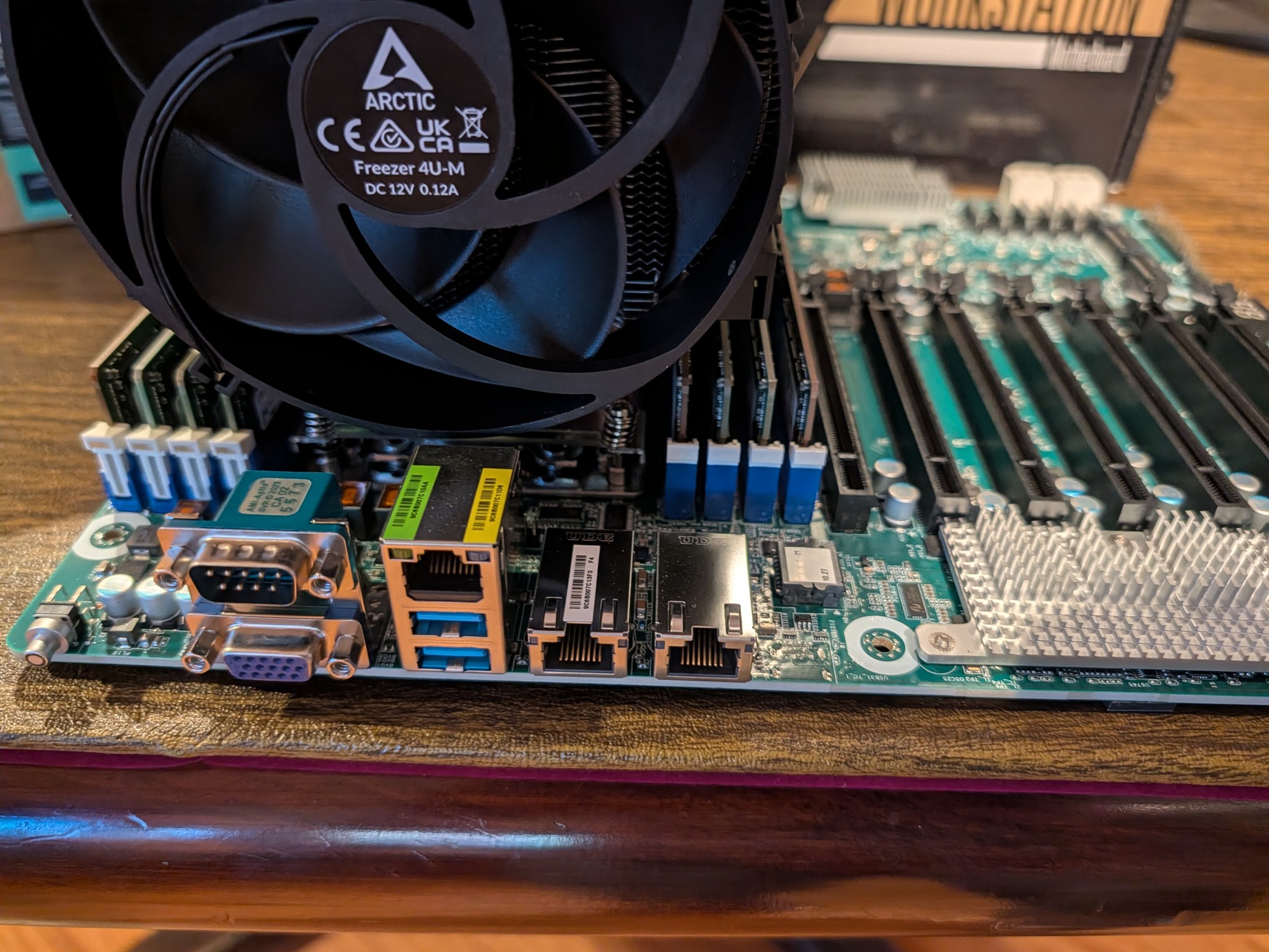 COMBO: Asrock WRX80D8-2T w/AMD Threadripper 5995wx w/Crucial 256gb DDR4 3200MHz ECC w/Arctic Cooler