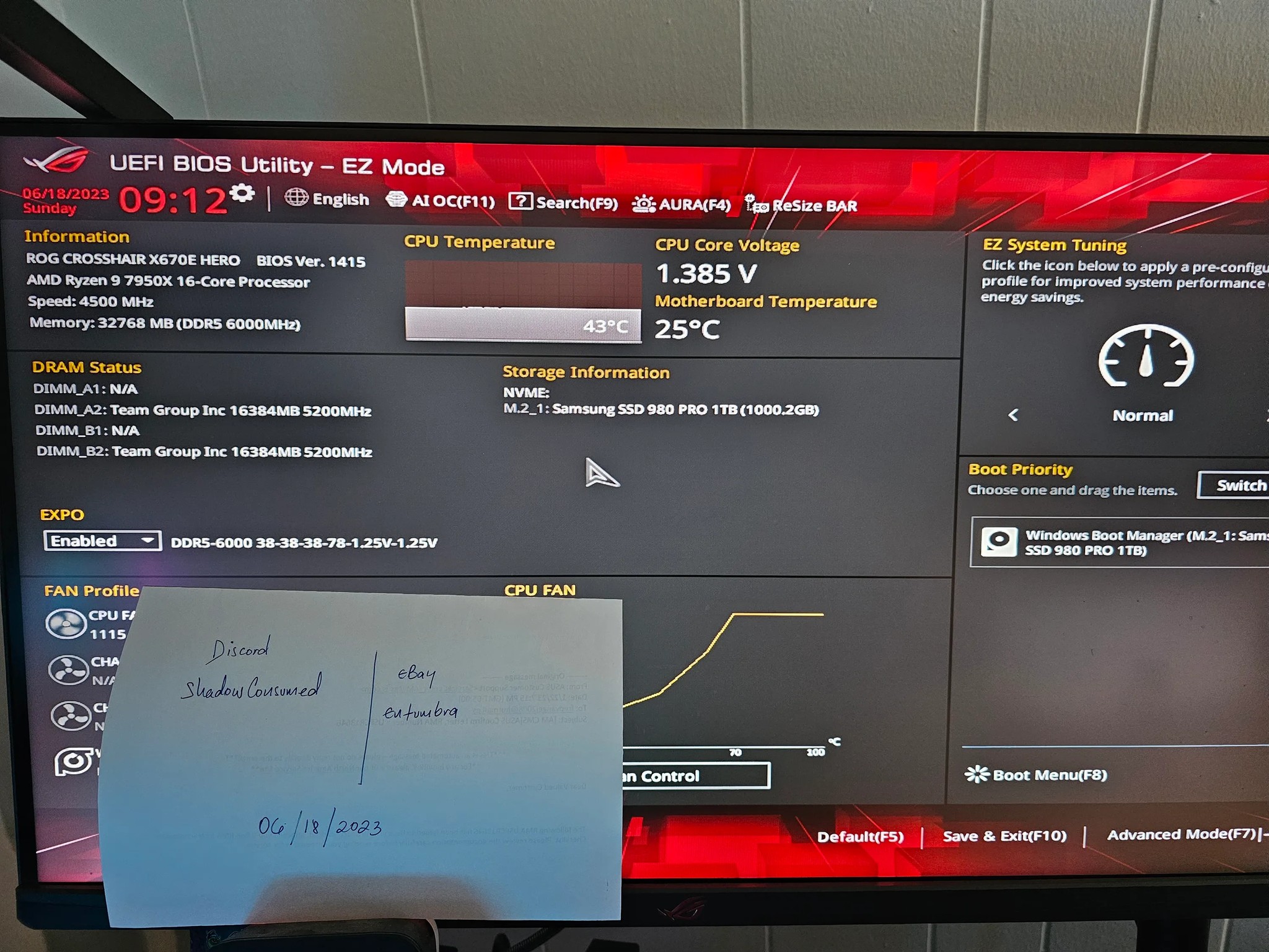 HIGH END CUSTOM BUILD 7950X w ROG GUNDAM 3080- BNIB!