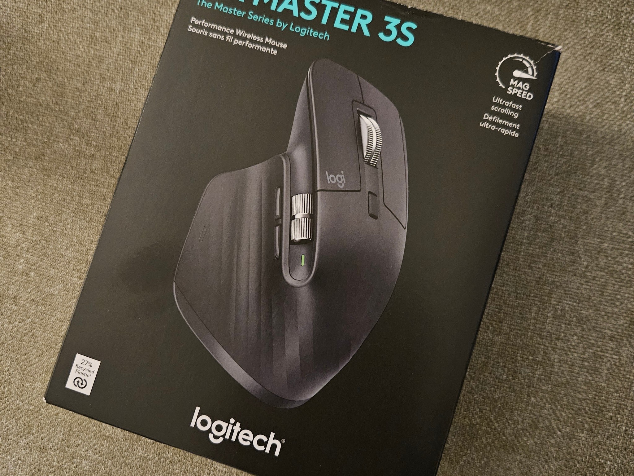 Logitech MX Master 3S Wireless Mouse Logi Bolt - Graphite
