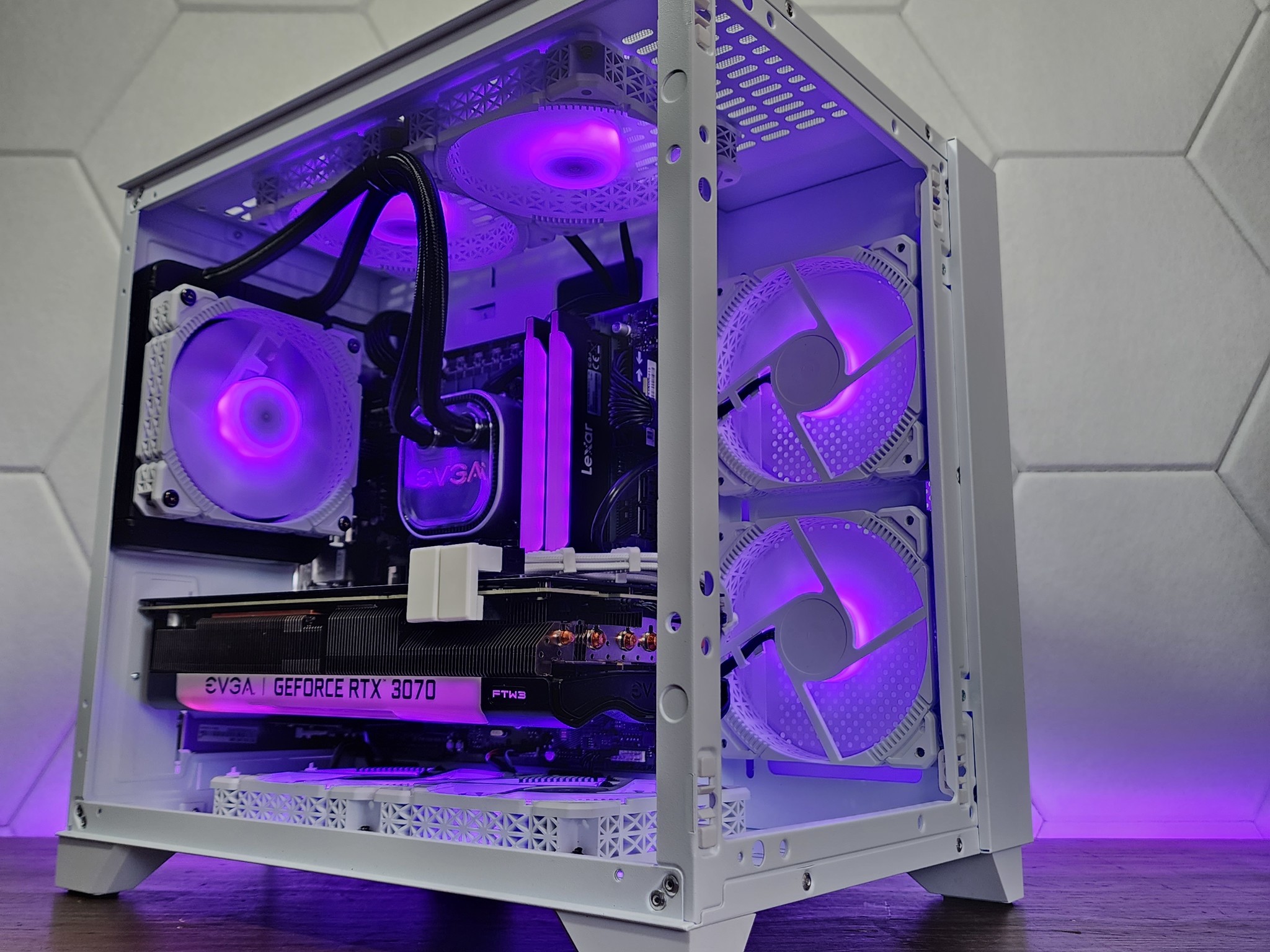 💜🤍💜 EVGA FTX 3070 FTW3 // Intel Core i5 12400F // Lexar 16GB 3600MHz