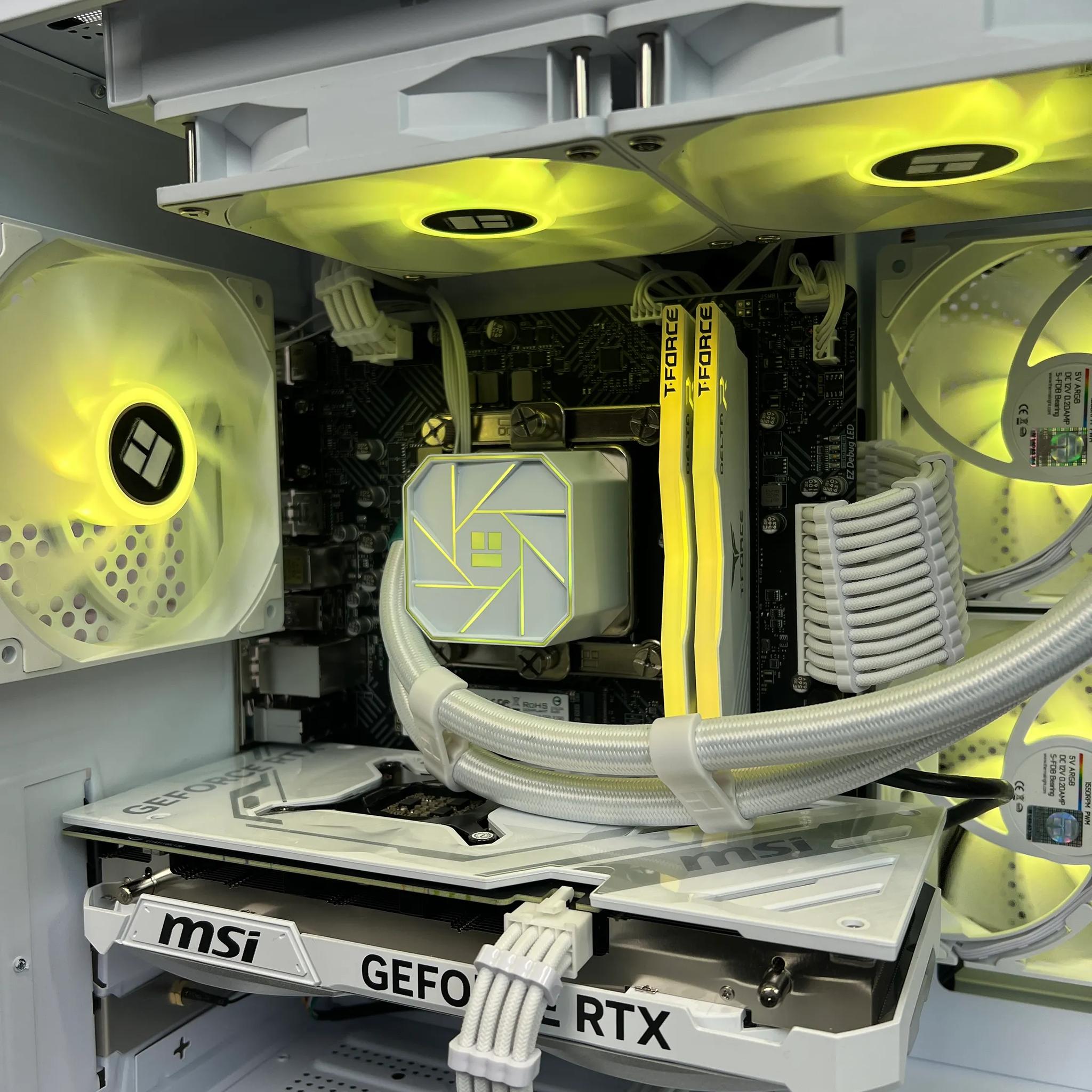 Liquid Cooled RTX 4070 Intel i5 12600K 32GB RAM 1TB M.2 Win 11 Gaming PC