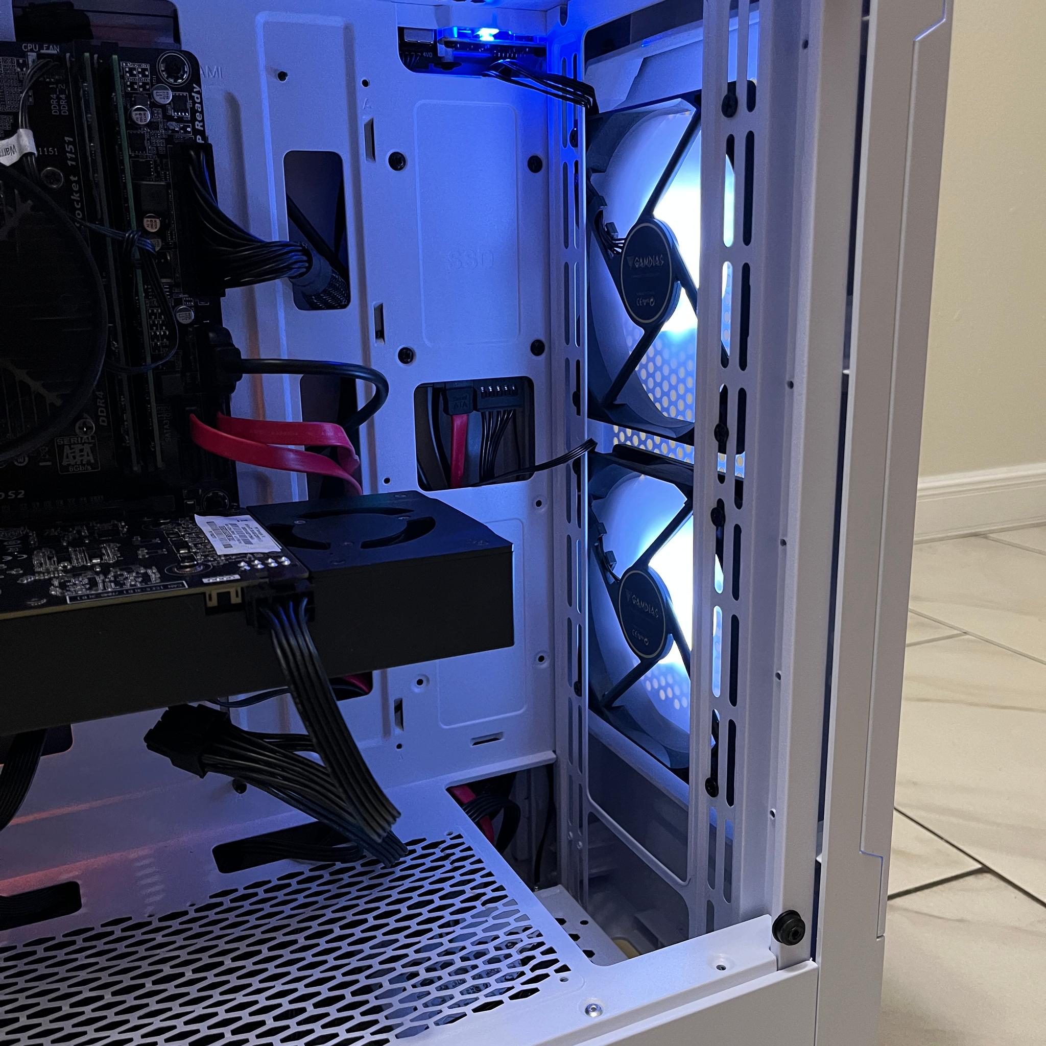 NVIDIA RTX 2060, Intel i5-7500, 12GB RAM, 870 GB Storage, RGB Gaming PC w/ Wi-Fi & Bluetooth
