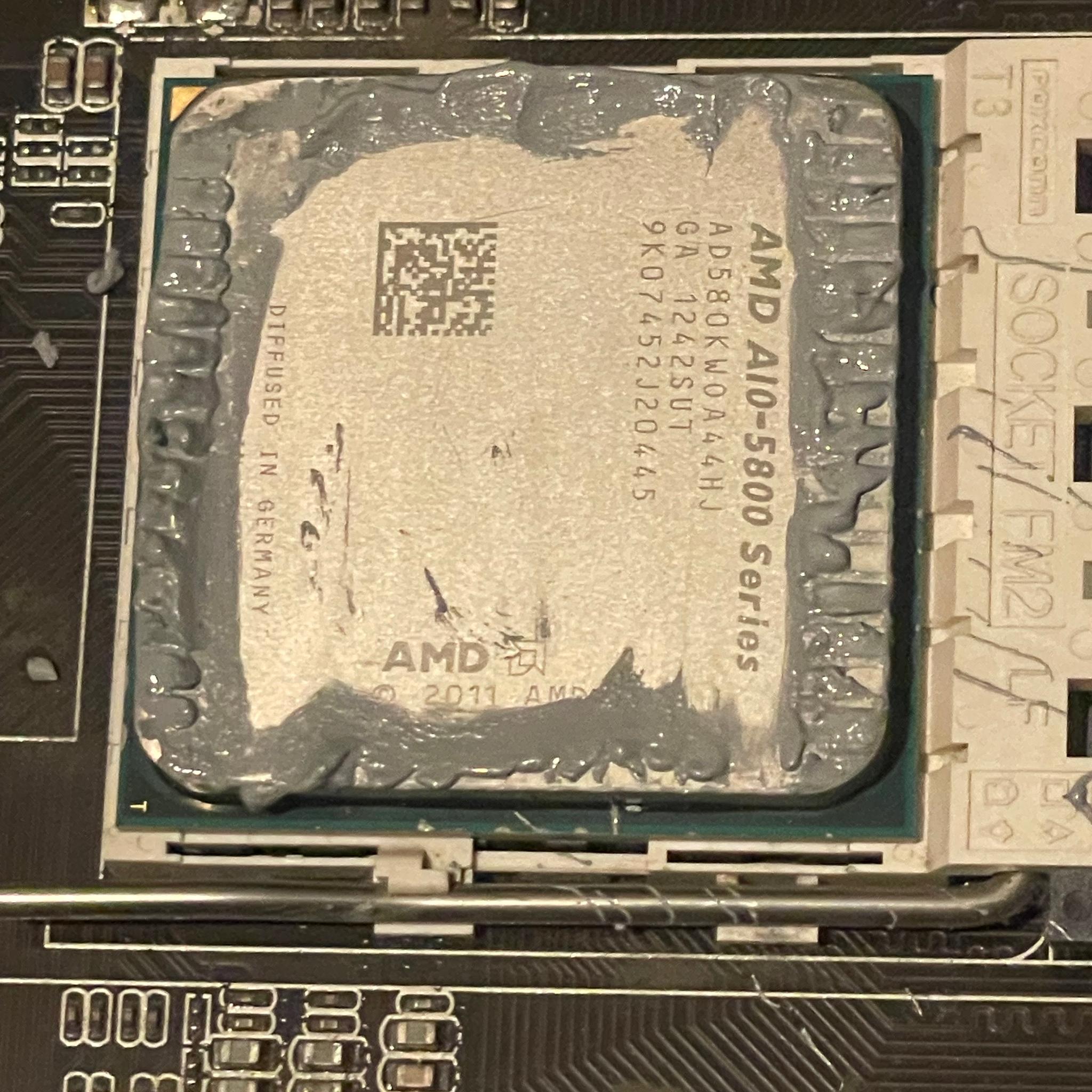 AMD A10 5800 W/ MOTHERBOARD AND 8GB RAM