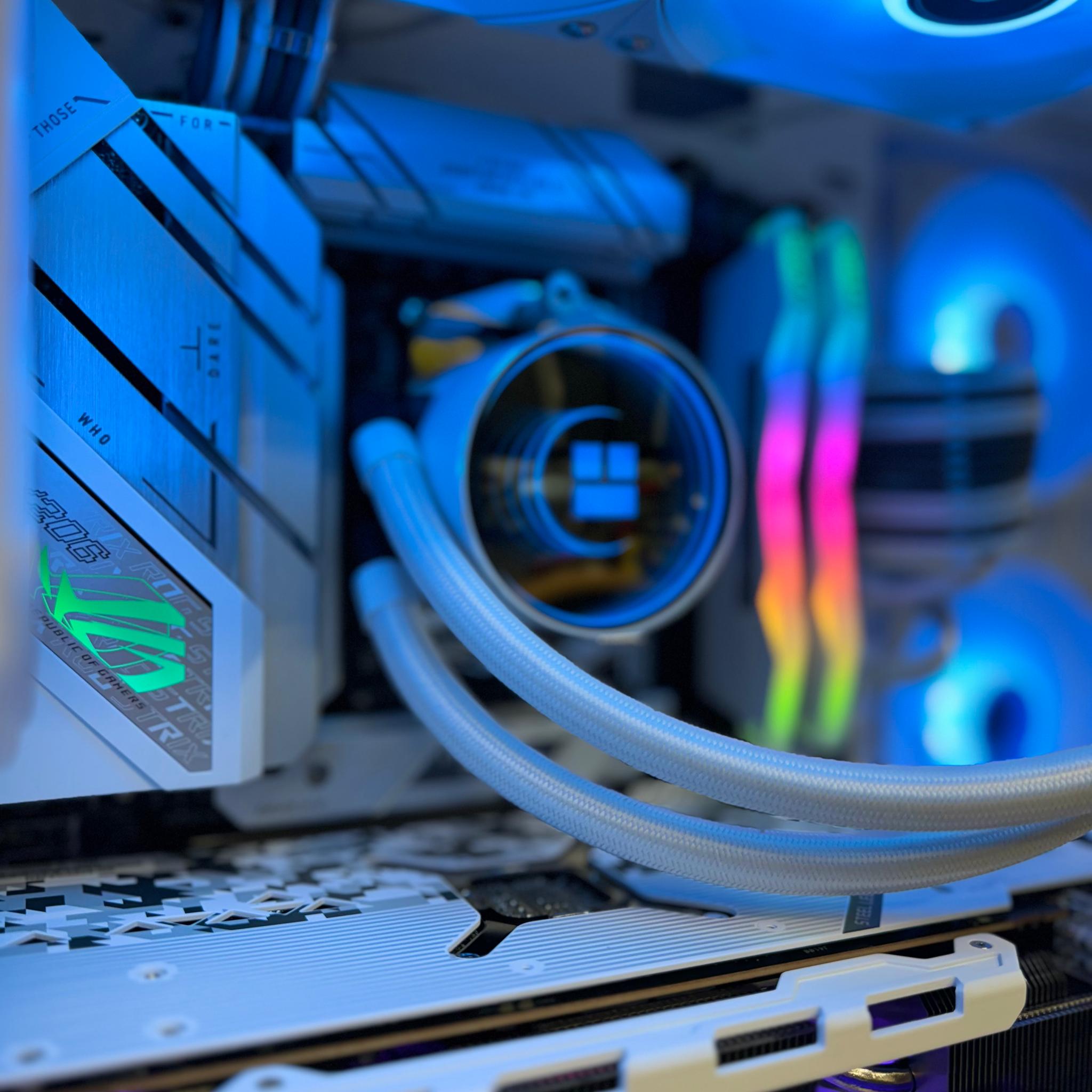Almost Heaven 🪽 Radeon RX 7900 GRE ☀️ AMD Ryzen 7600X 🌙32GB RAM DDR5 ✨1TB m.2 📖 White Build