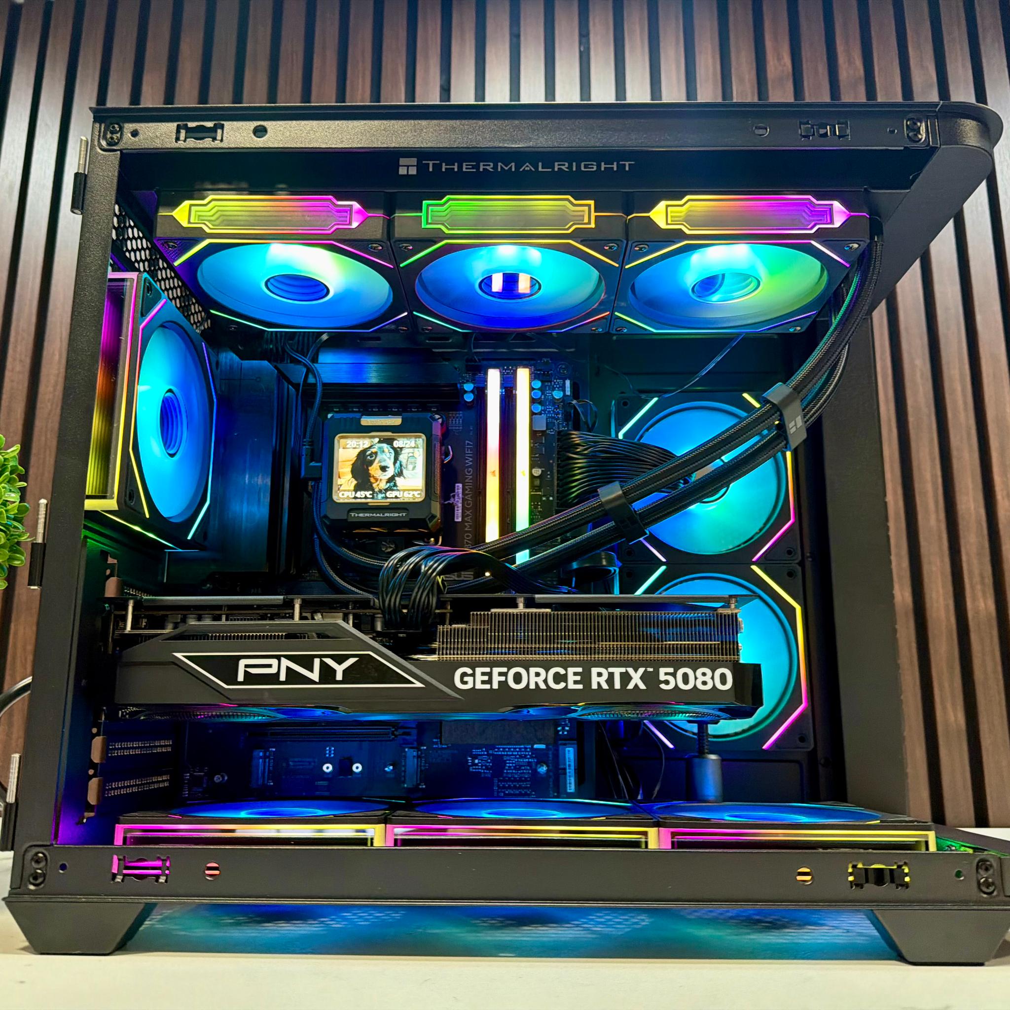RTX 5080 | Ryzen 9900X3D | 64GB DDR5| 2TB M.2 | 1200 Watt Corsair Tier A Gold PSU