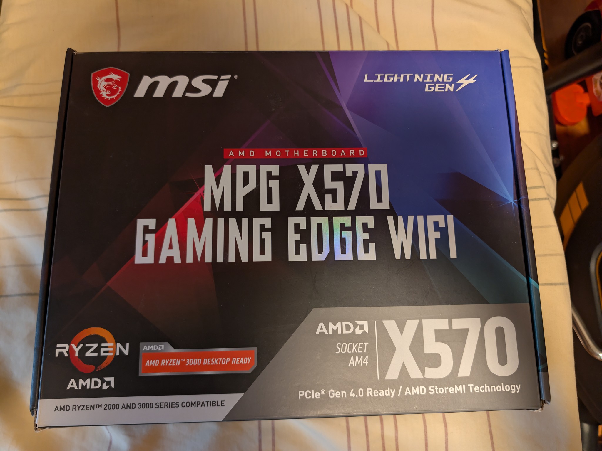 [RGB COMBO] MSI MPG X570 Gaming Edge WIFI + Ryzen 3700X + 16GB Trident Z Neo + BONUS USB-C Card