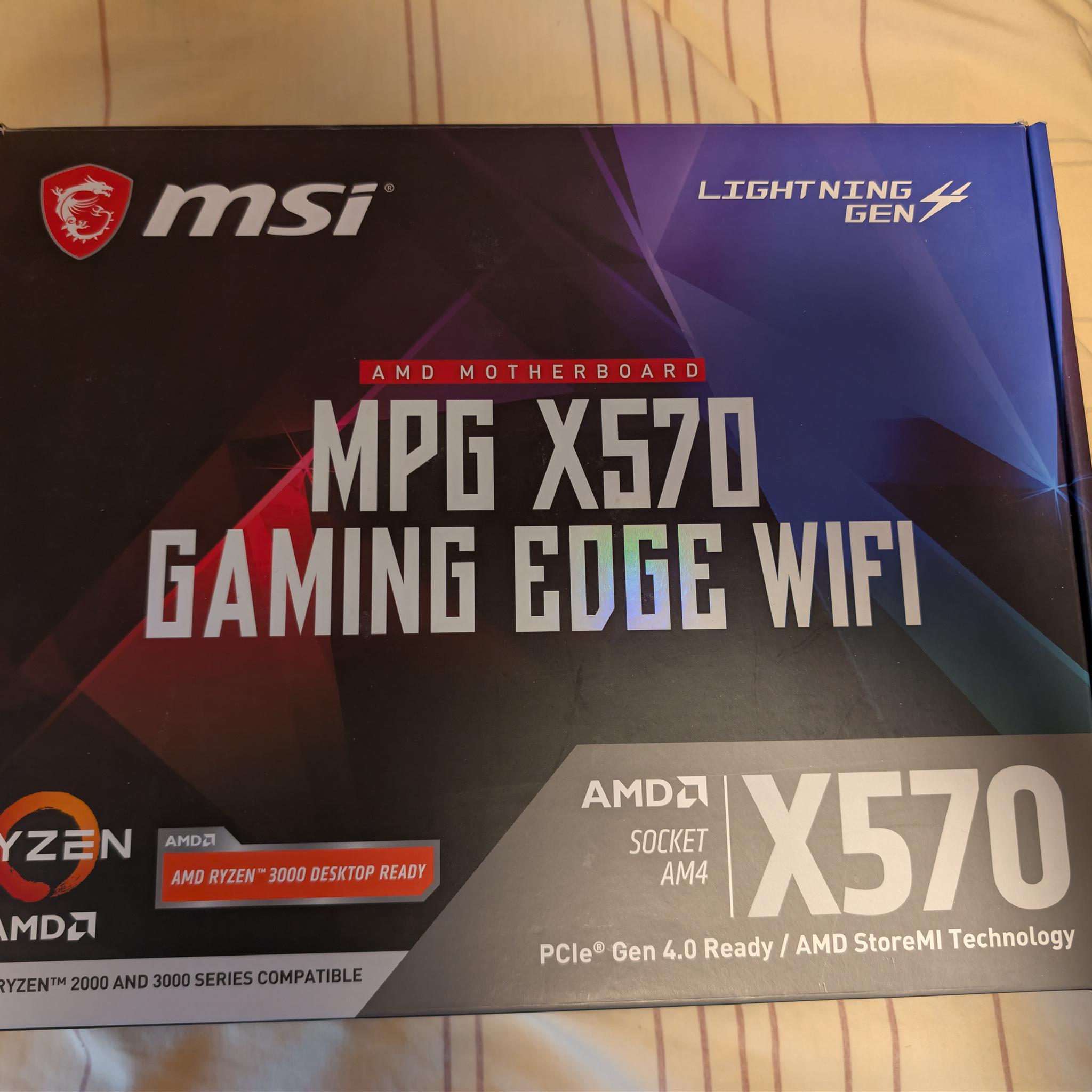 [RGB COMBO] MSI MPG X570 Gaming Edge WIFI + Ryzen 3700X + 16GB Trident Z Neo + BONUS USB-C Card