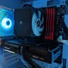 White Budget Gaming PC | Intel i3-12100F | Arc B570 10GB | 32GB RAM | 1TB NVMe SSD | RGB