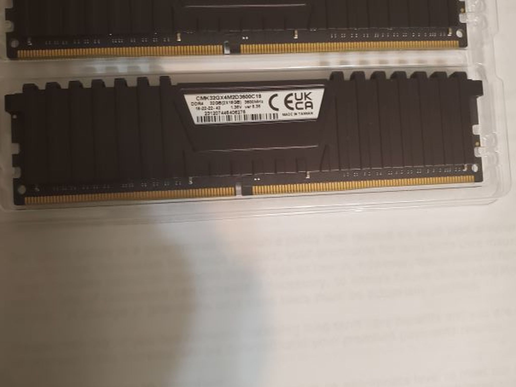 Corsair Vengeance LPX 32GB (2x16GB) DDR4 3600MHz C16 Desktop Memory (RAM)
