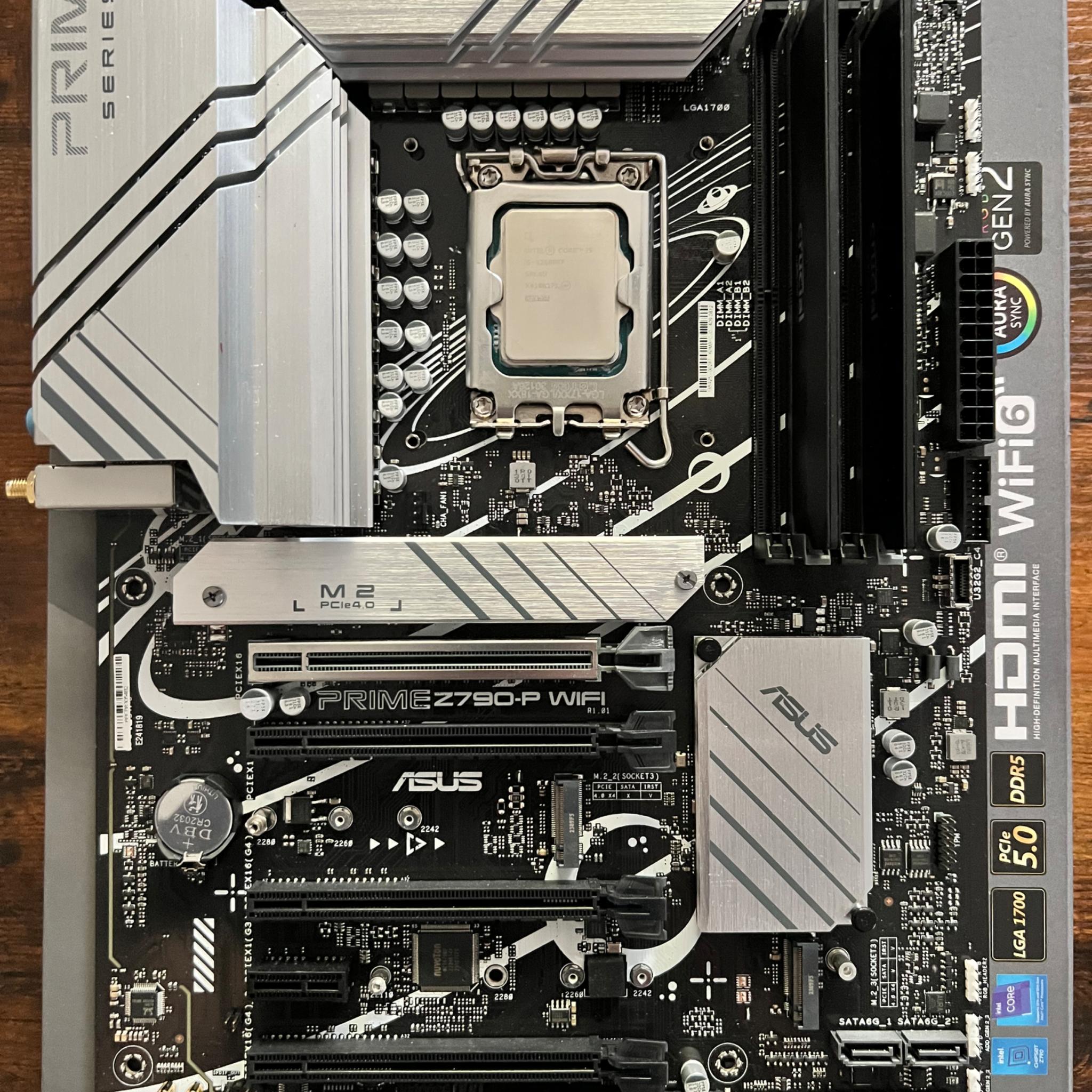 ASUS Z790-P | Intel Core i5-12600KF | 32GB DDR5