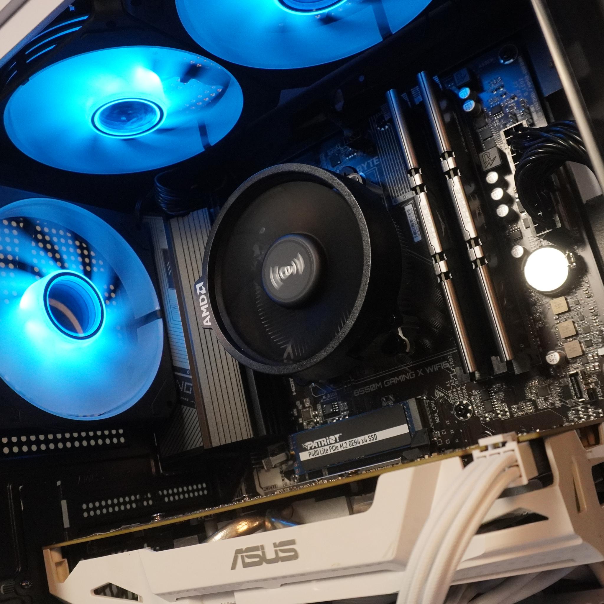 🤍 PANDA 🖤 1080p GAMING MACHINE 💚GTX 1060 6gb 🧡 Ryzen 5 5500 | 16GB | 500GB | WIFI