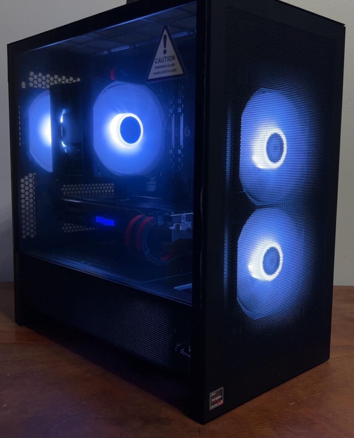 -1080p Gaming Computer-   Ryzen 5 5500 / RTX 2080 / 16GB DDR4 / 512GB SSD