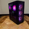 Intel Core I5-10500 / RTX 4060 Ti 8GB - 512GB M.2 & 512GB SSD - Mid Tower Gaming PC - Black