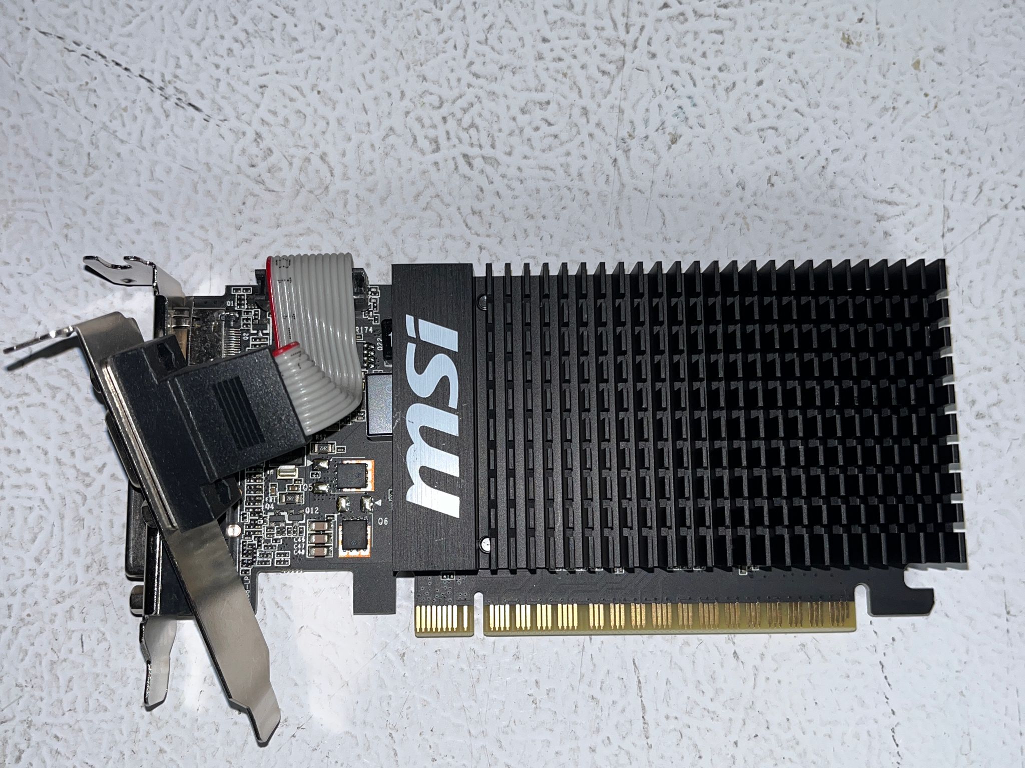 MSI GeForce GT 710 1GB DDR3 GT 710 1GD3H LP – Low‑Profile Bracket – Tested