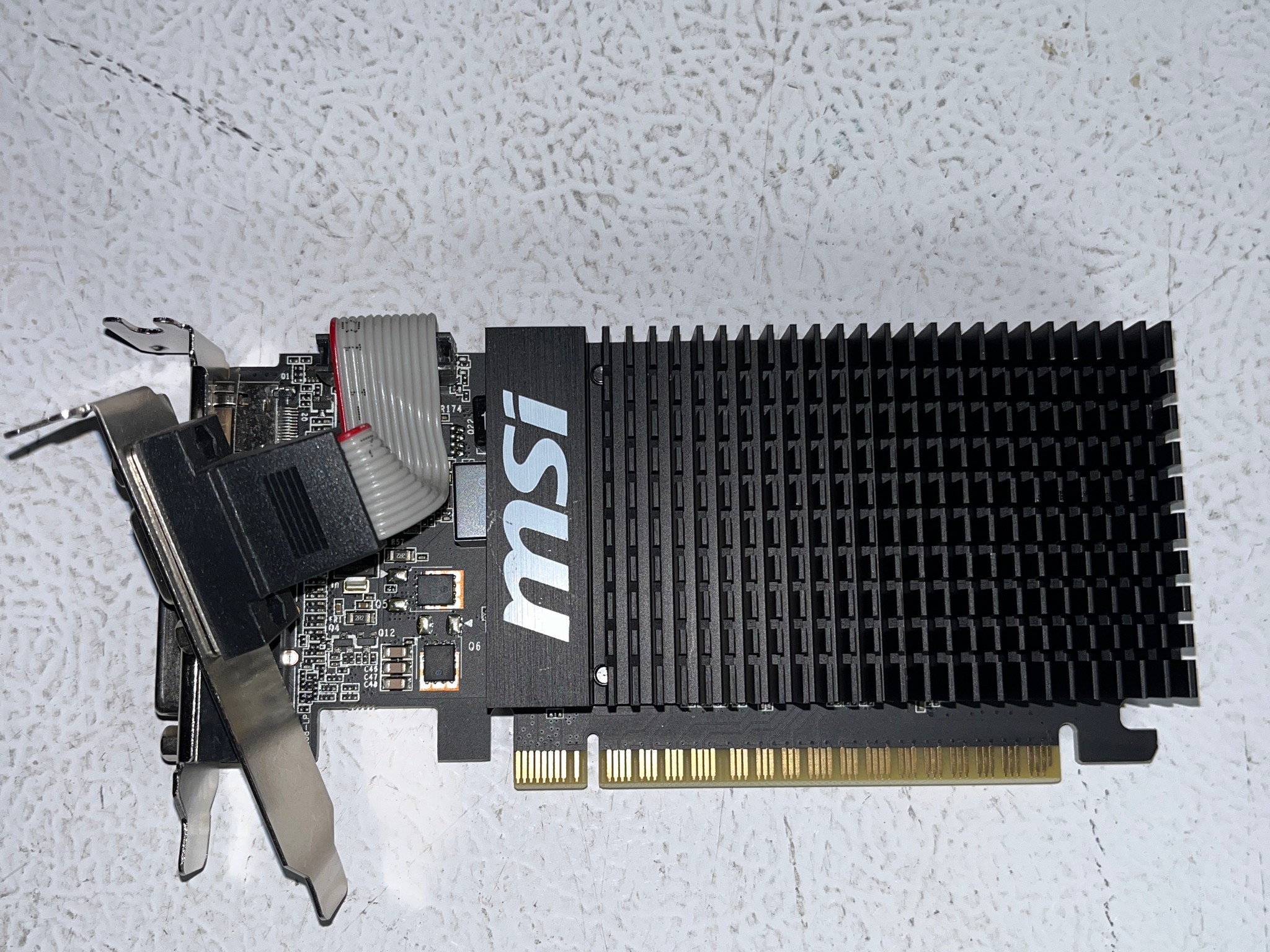 MSI GeForce GT 710 1GB DDR3 GT 710 1GD3H LP – Low‑Profile Bracket – Tested