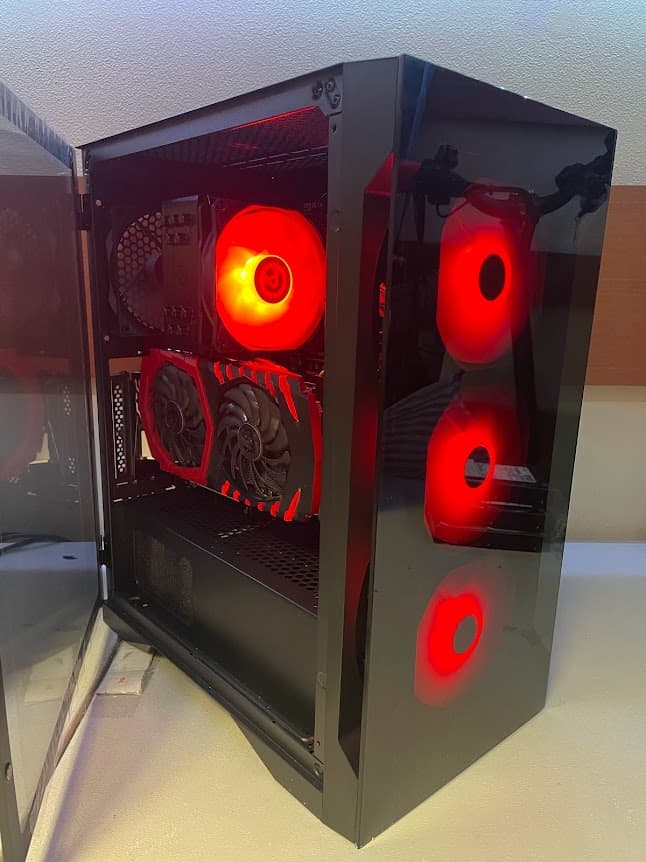 WARZONE Gaming Desktop PC Intel i5 Quad 16 GB SSD RX 470 4GB HDMI WIN 10 PRO