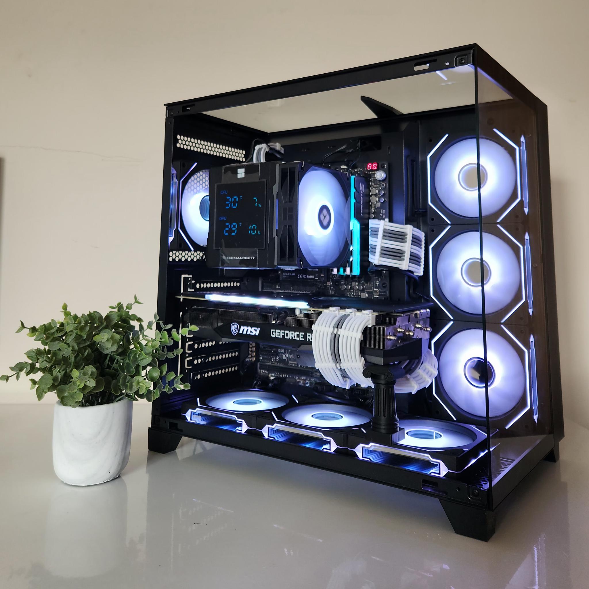 RTX3080 | I9 9900k | 32GB DDR4 | Ultimate 1440p Gaming PC | Win 11 Home \ BT | Black Build