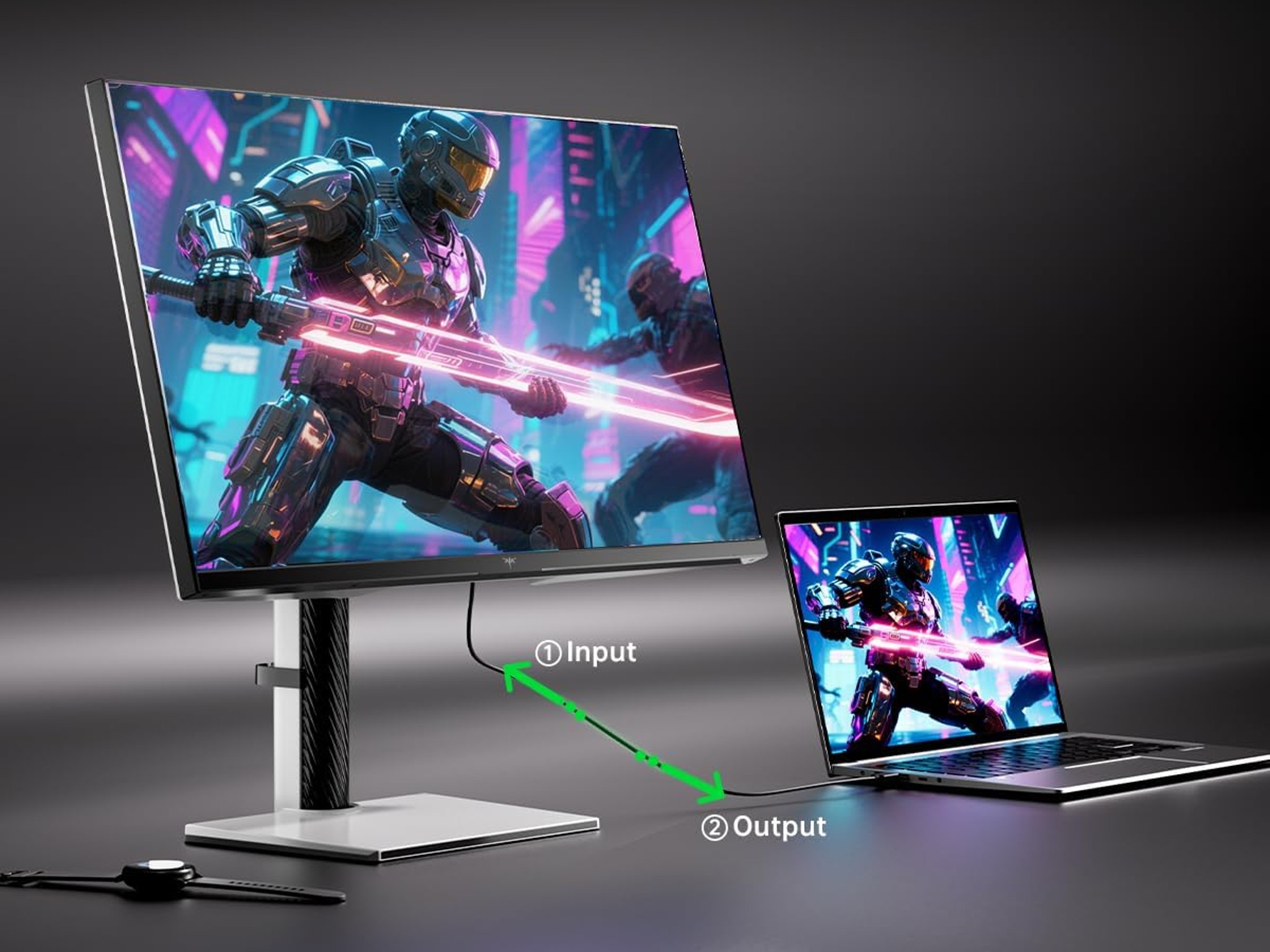 KTC 27" Dual Mode Mini LED Monitor - 4K at 160Hz & 1080P 320Hz Gaming Monitor