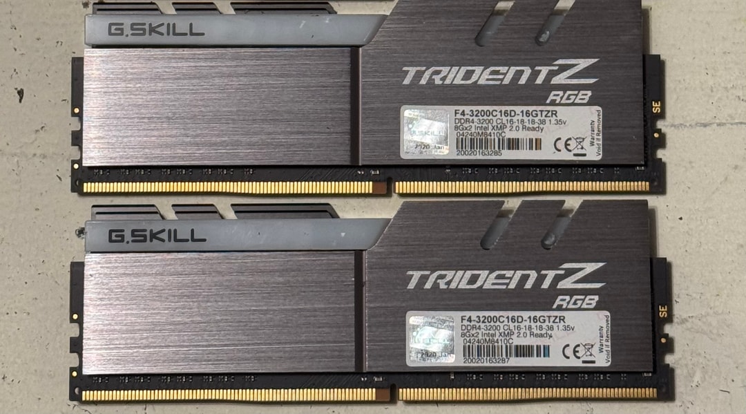 G. Skill Trident Z RGB 16GB DDR4-3200 RAM (2x8GB) | Jawa