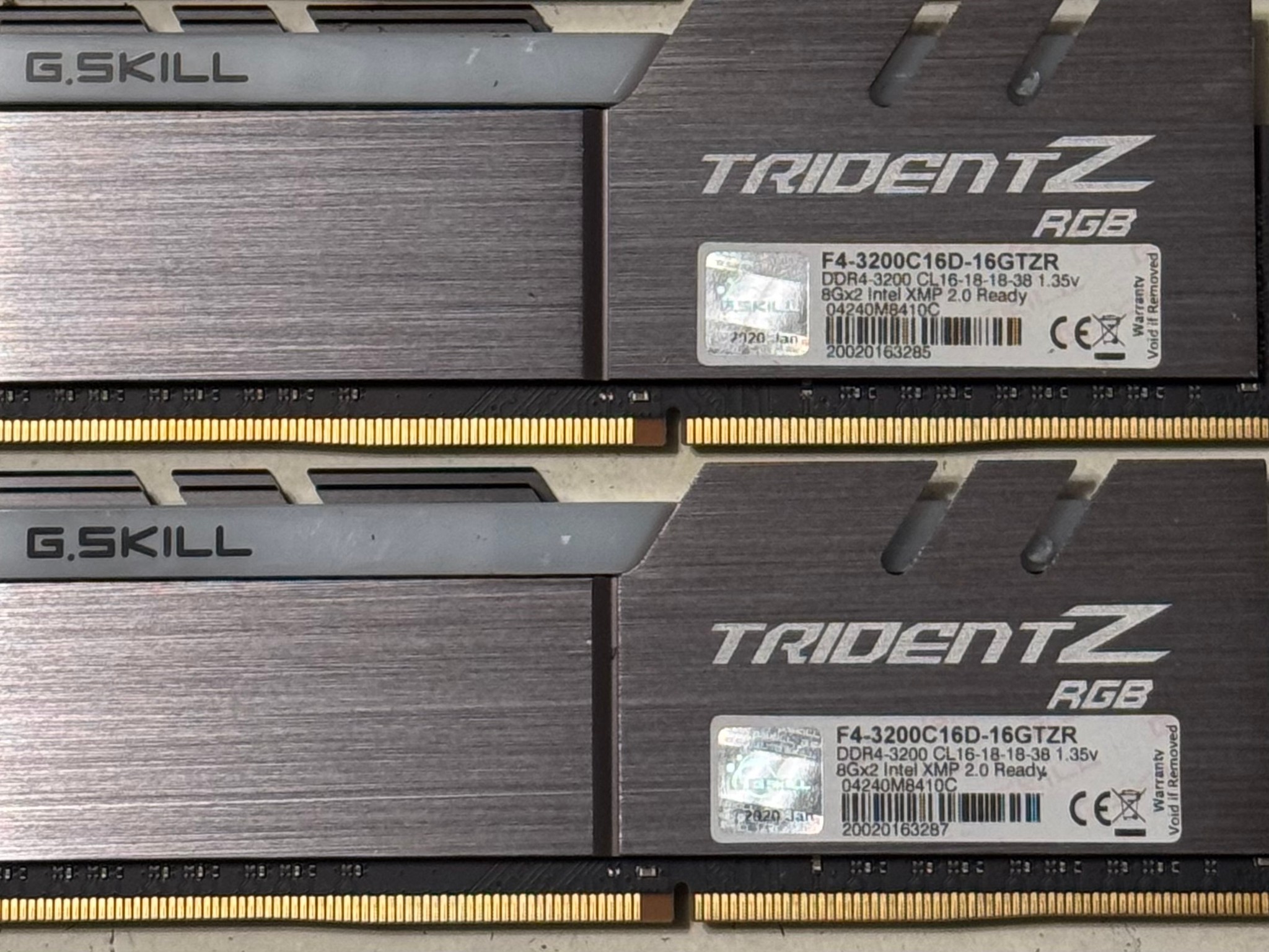 G. Skill Trident Z RGB 16GB DDR4-3200 RAM (2x8GB)