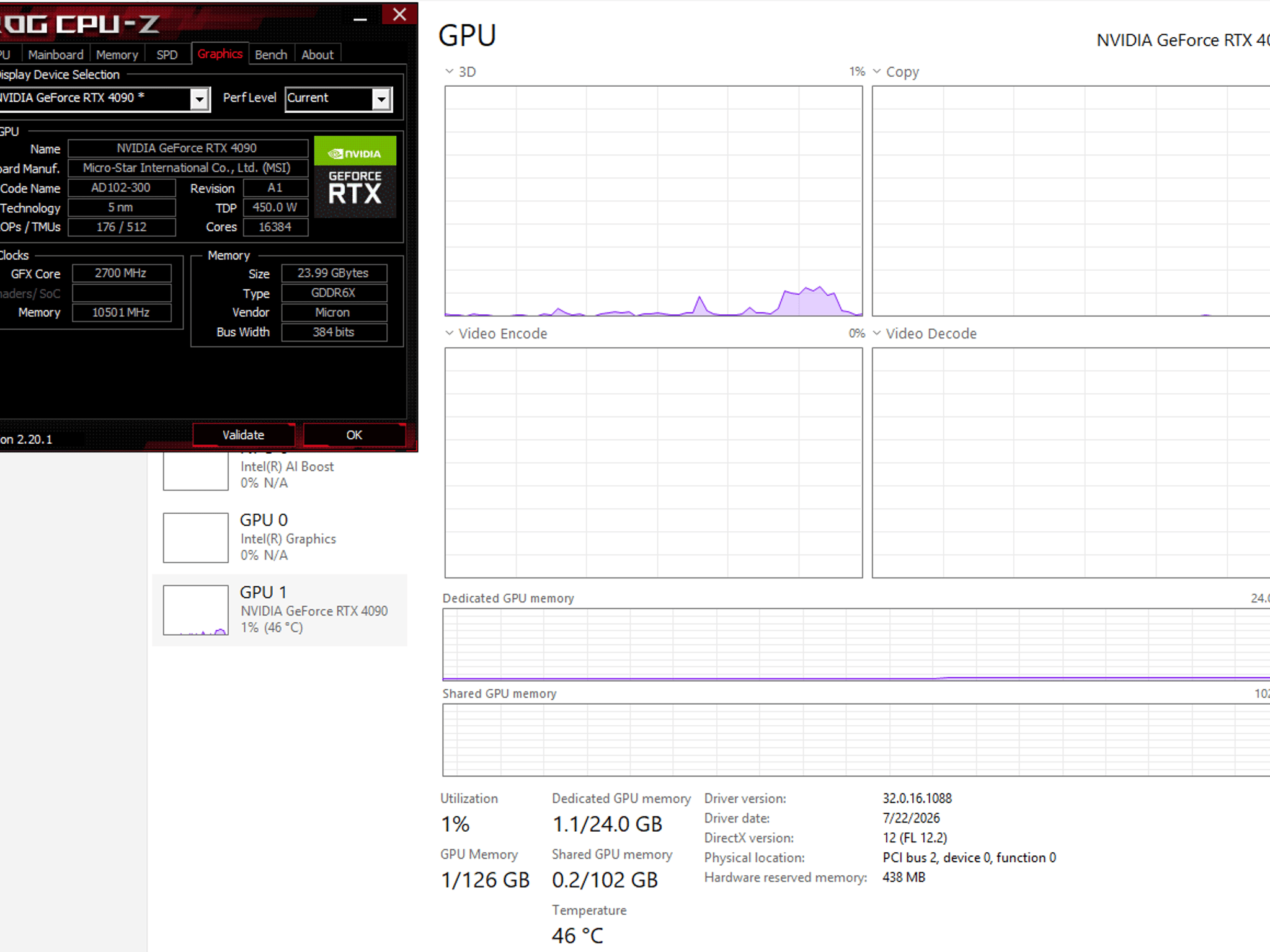 MSI GeForce RTX™ 4090 Gaming X Trio 24GB VRAM (GPU)