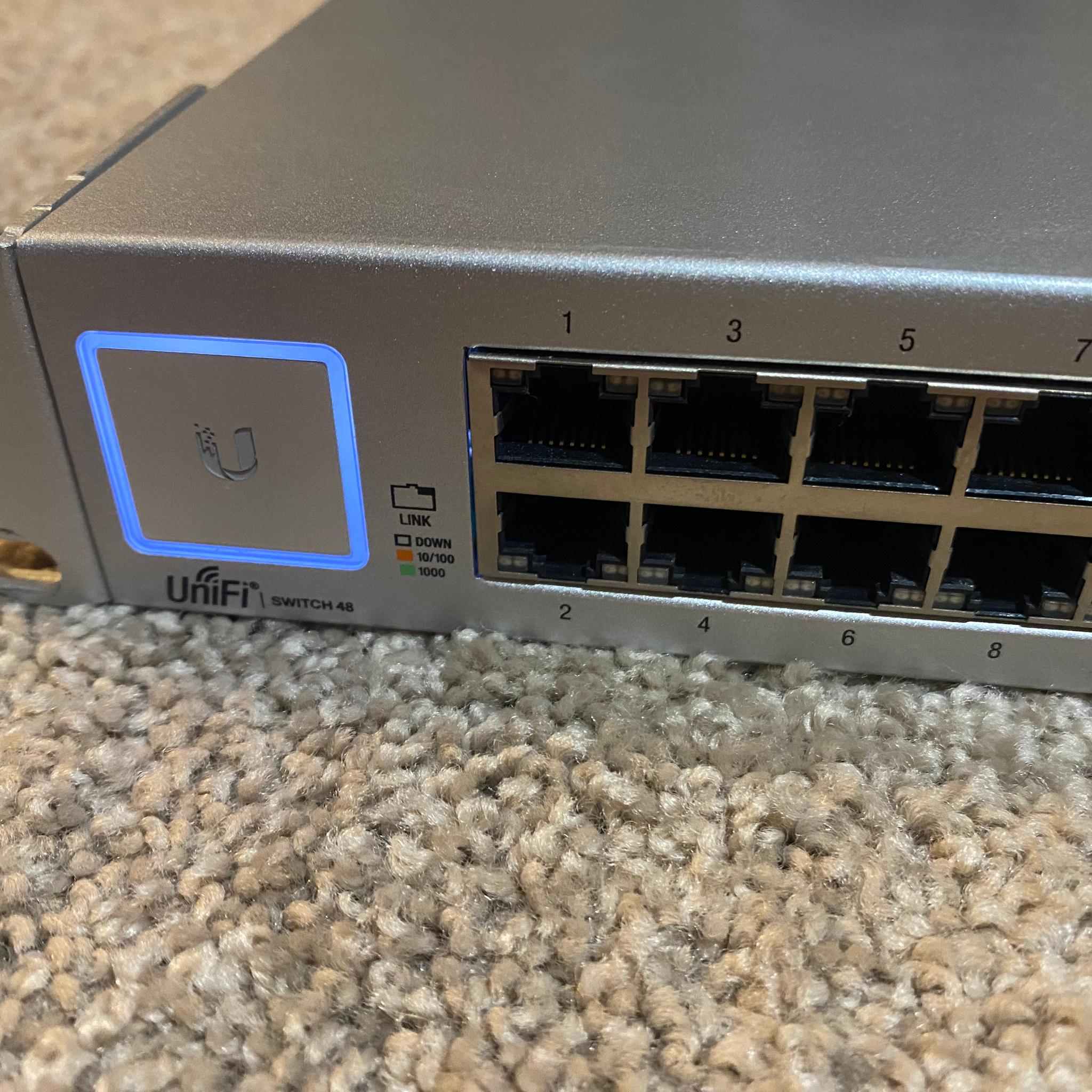 Ubiquiti UniFi US-48 48-Port Switch | NON-PoE | 2x SFP+ 10G + 2x SFP | Rackmount | Tested